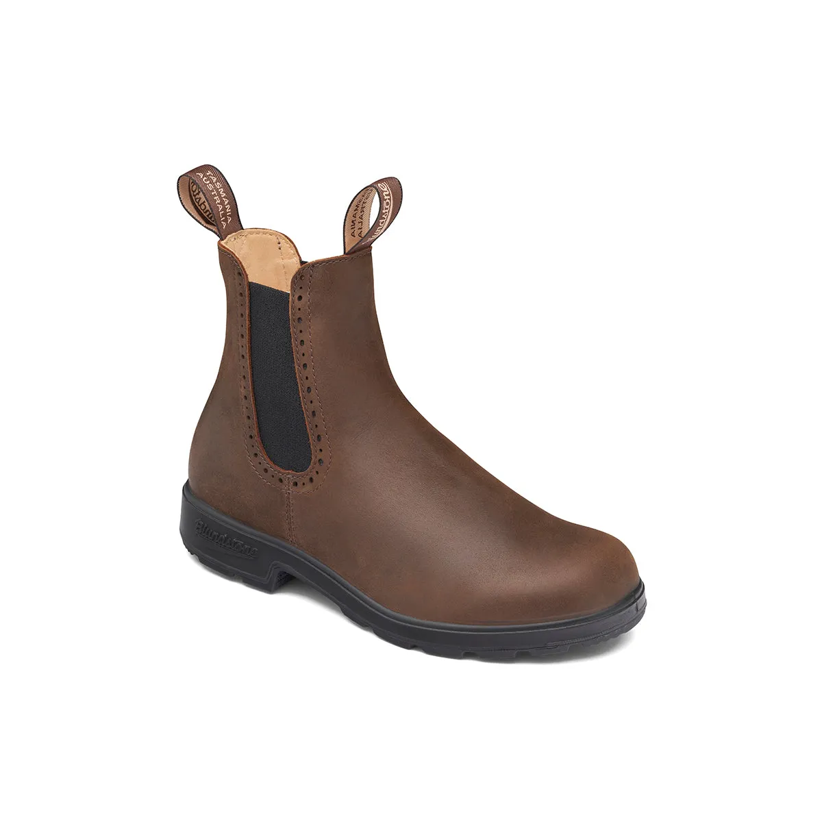 2151 Women's Hi Top Antique Brown Chelsea Boots At Work