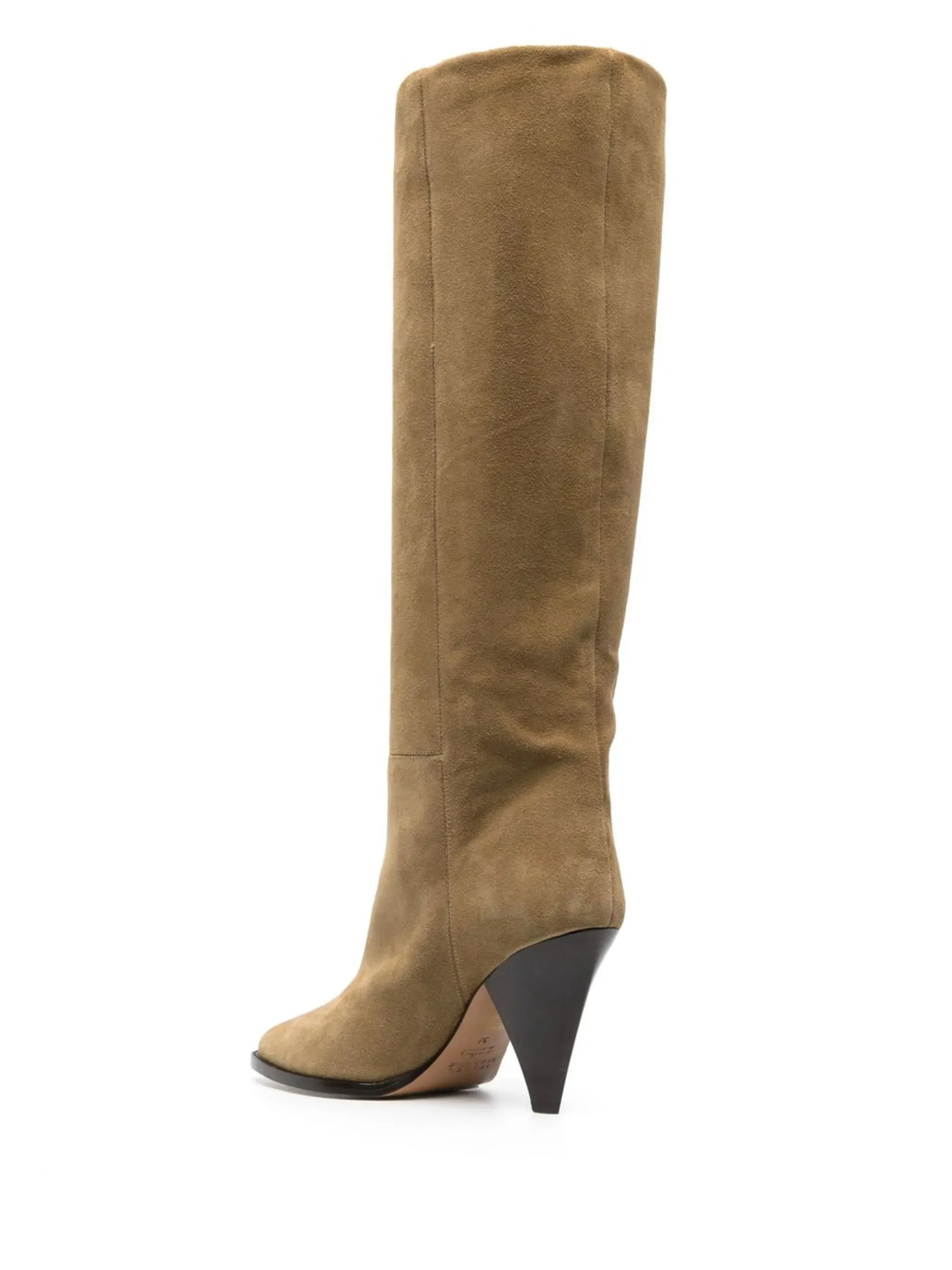 Grey Low Heel Ankle Boots 90mm Ririo suede boots