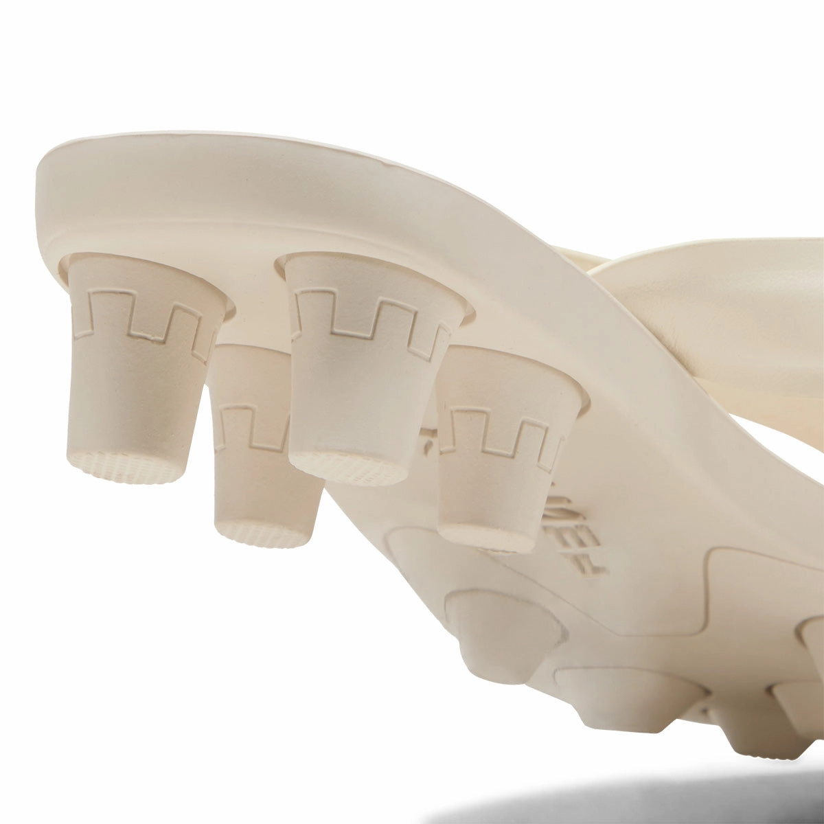   FENTY Cat Cleat Slides 'Alpine Snow PUMA Gold' Sequin Slippers