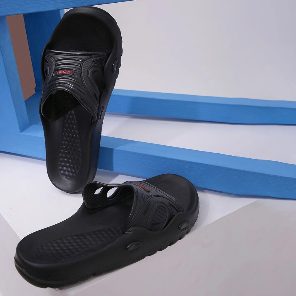 Slippers For Dogs A-HA By Liberty Black Slides For Men GLD.BEACHN