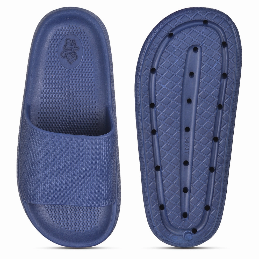 Ryka Slides A-HA By Liberty COMFYWALK1 Navy Blue Slides For Women