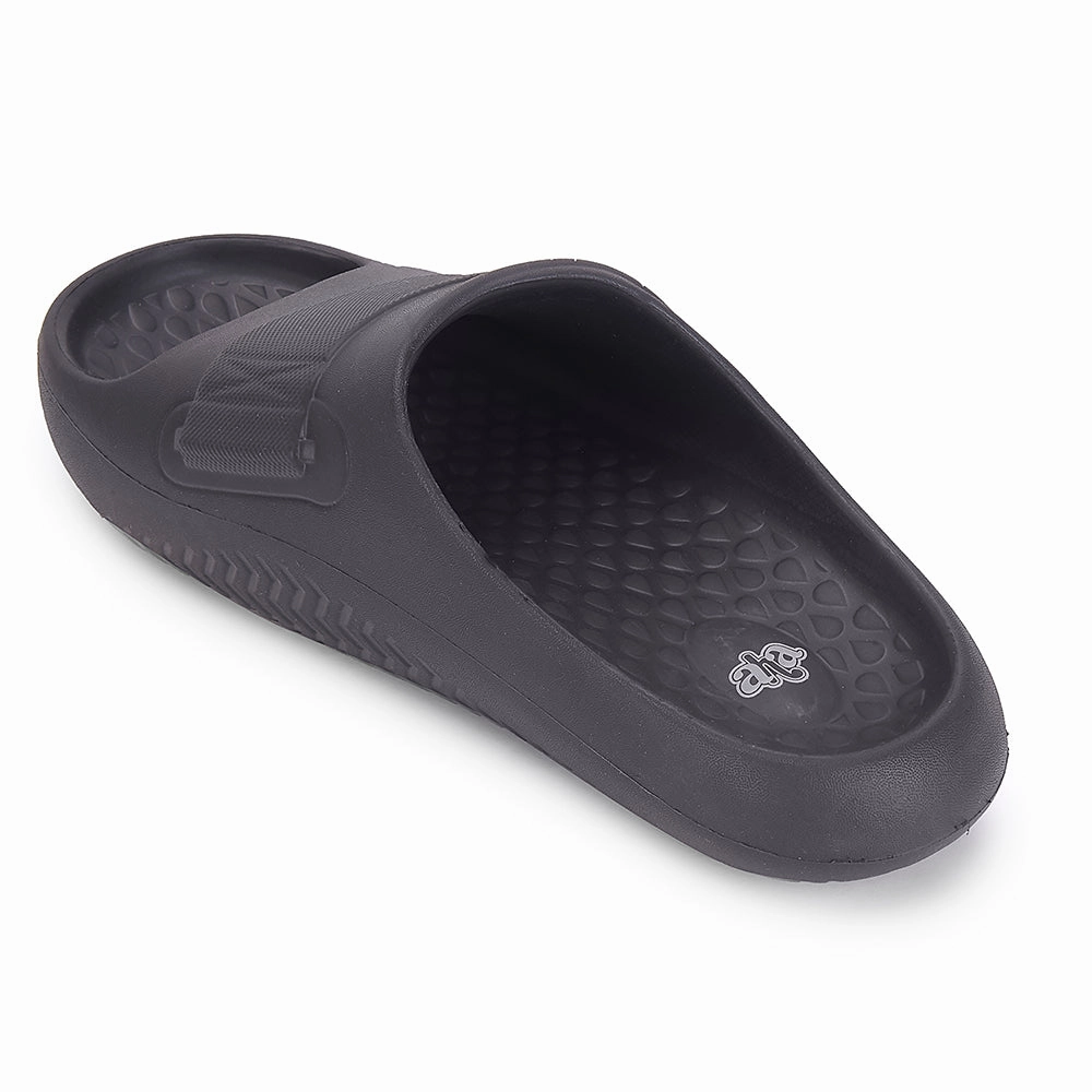 A-HA Dark Grey Casual Slides For Men DREAMWALKM By Liberty Rubby Slippers