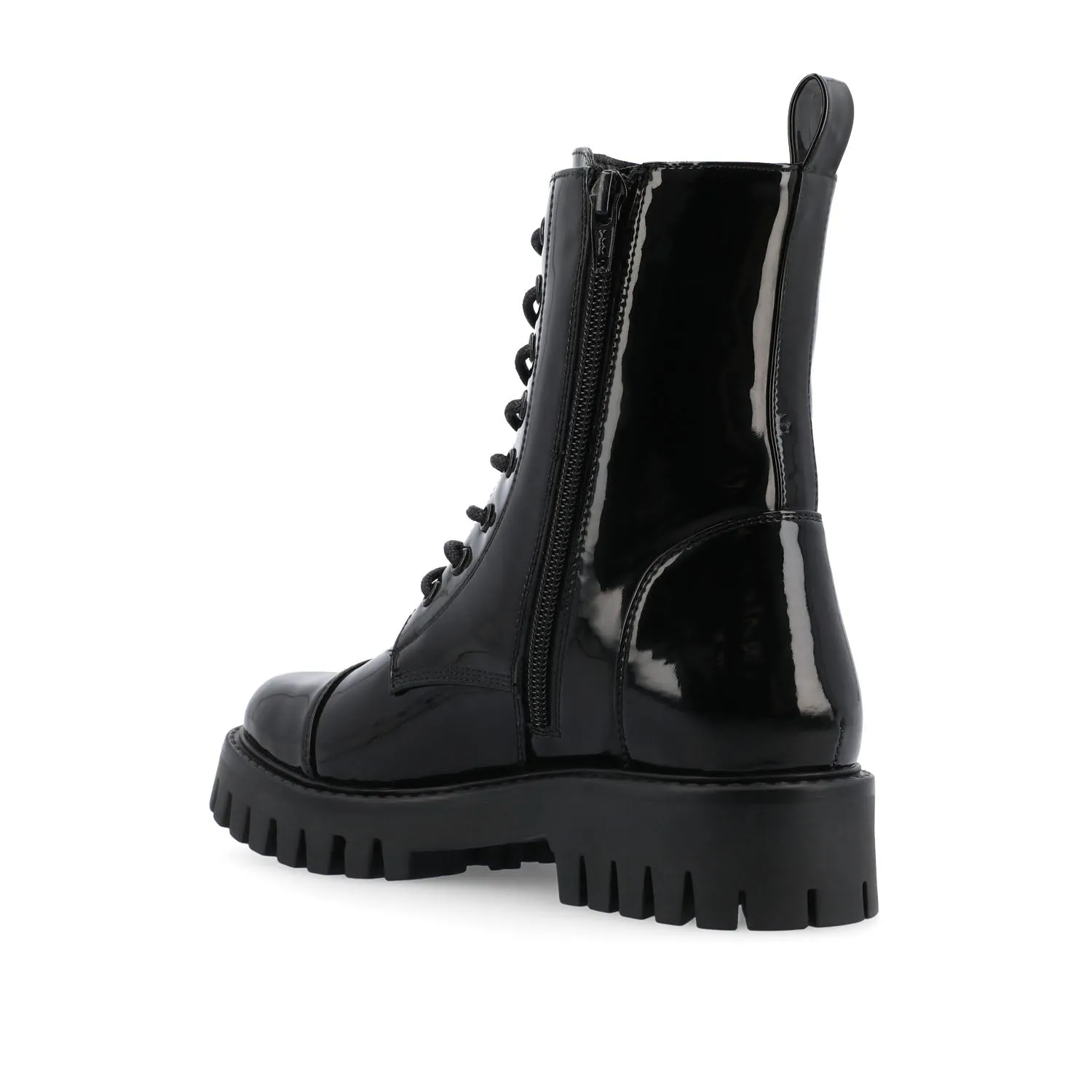 Wellco Hot Weather Combat Boots AALEY LACE-UP BOOTIES IN VEGAN LEATHER