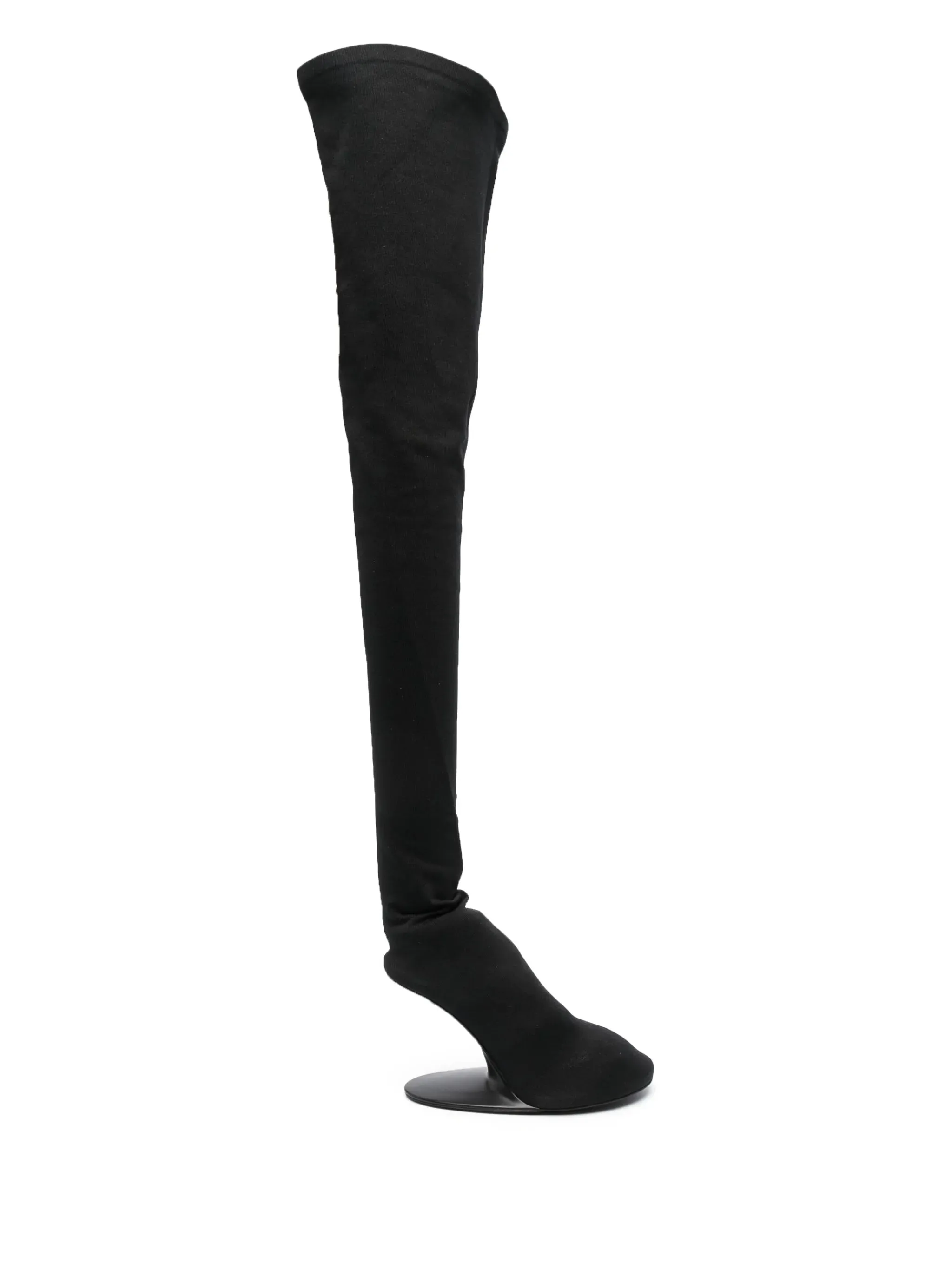 abstract-heel thigh boots Ankle Boots Small Heel