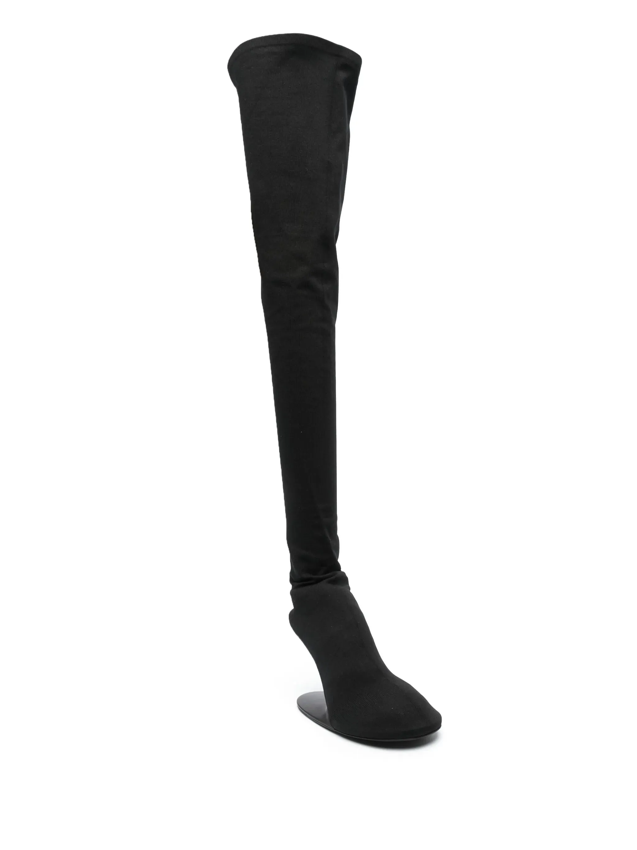 Pierre Ankle Boots abstract-heel thigh boots