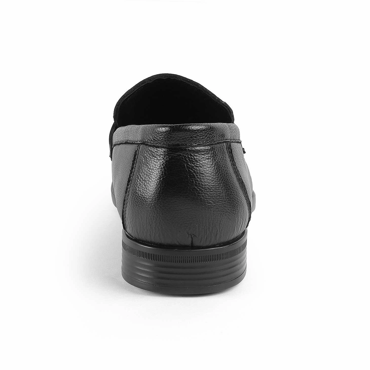 Tresmode Yesi Black Men's Leather Penny Loafers Handmade Loafers