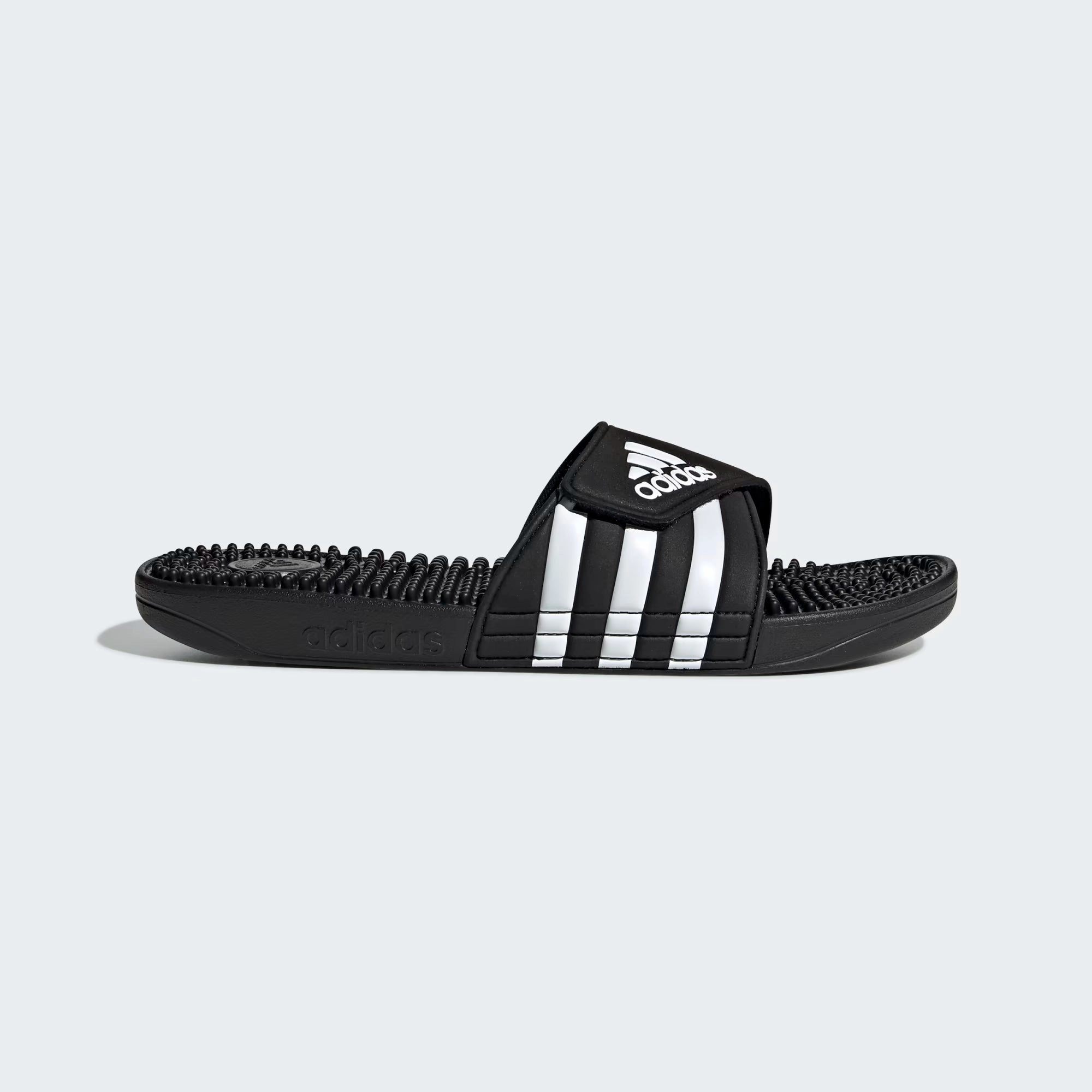 Highland Cow Slippers Adidas Unisex Adissage Black Slides