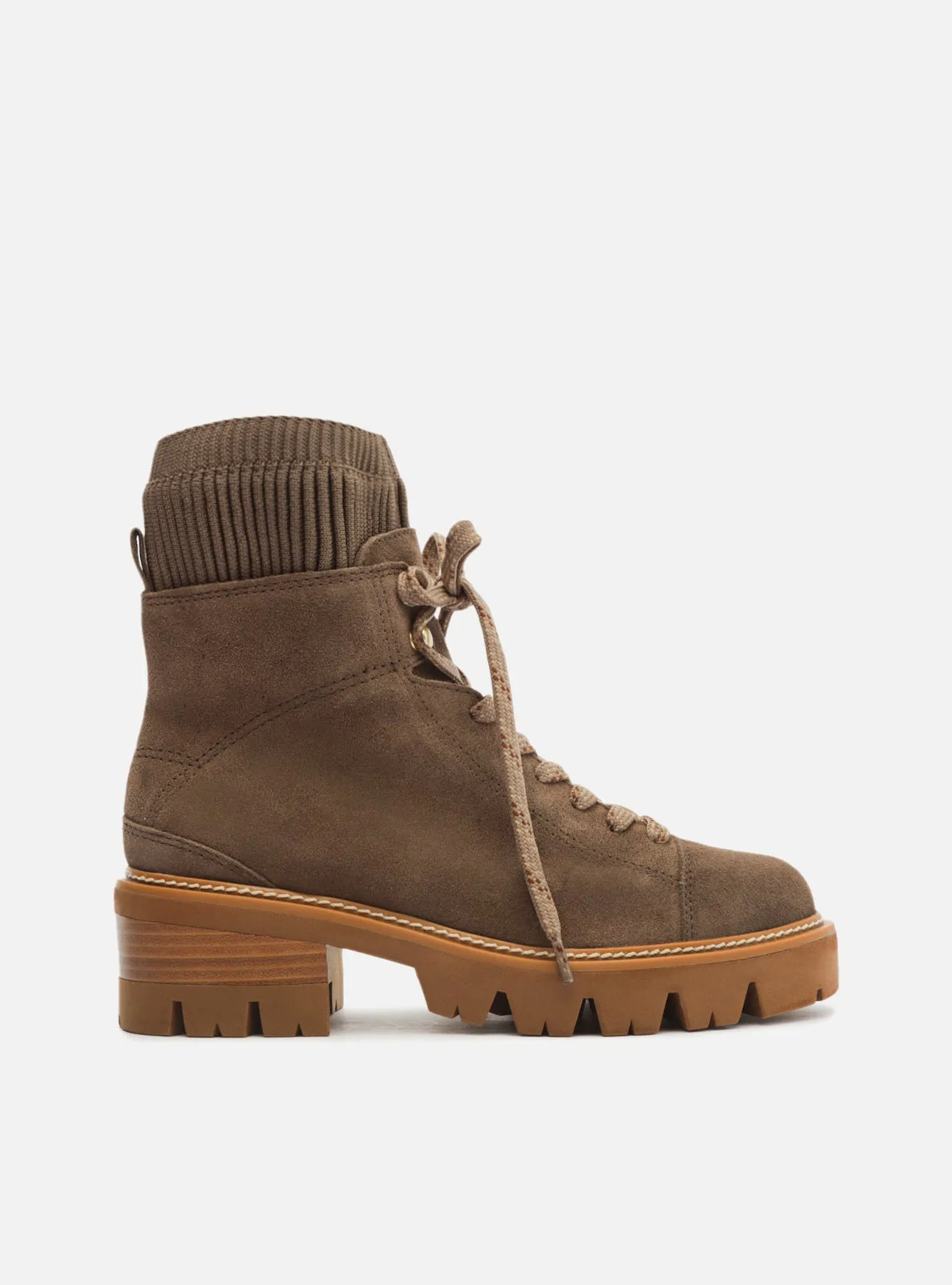 Madelyn Leather Tractor Boot Mark Iii Combat Boots