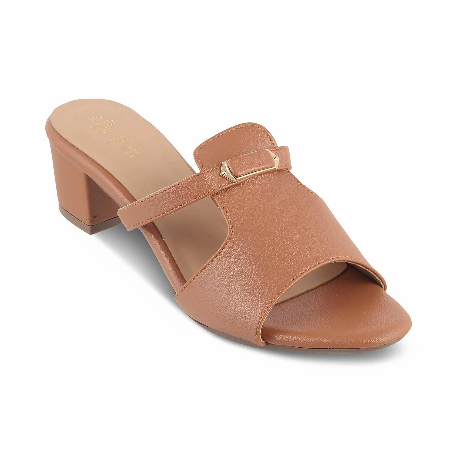 Sandals Dress The Miso Tan Women's Dress Block Heel Sandals Tresmode