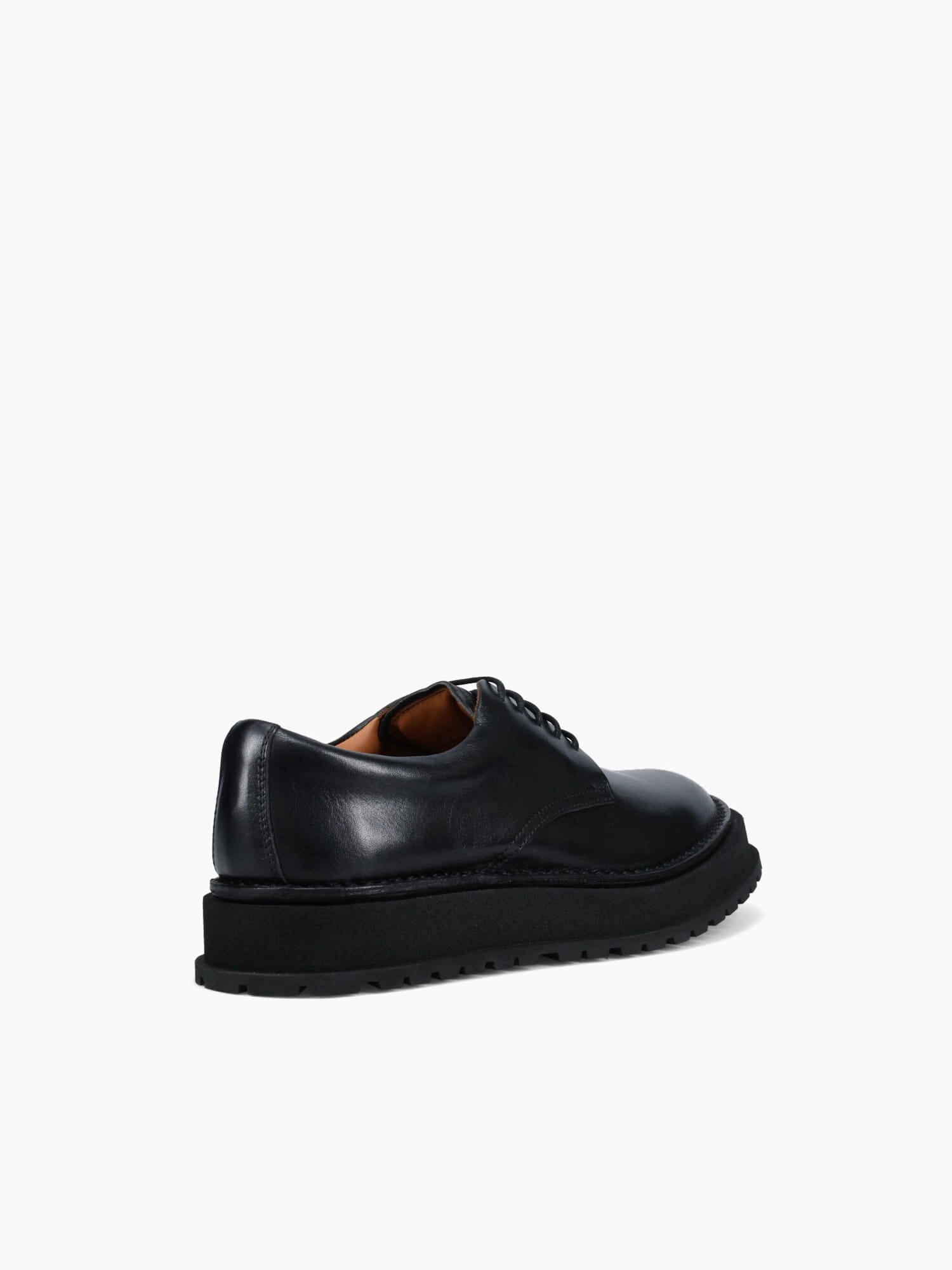 Aedi Derby Nero Pelle 2.zerøgrand Laser Wingtip Lined Oxfords