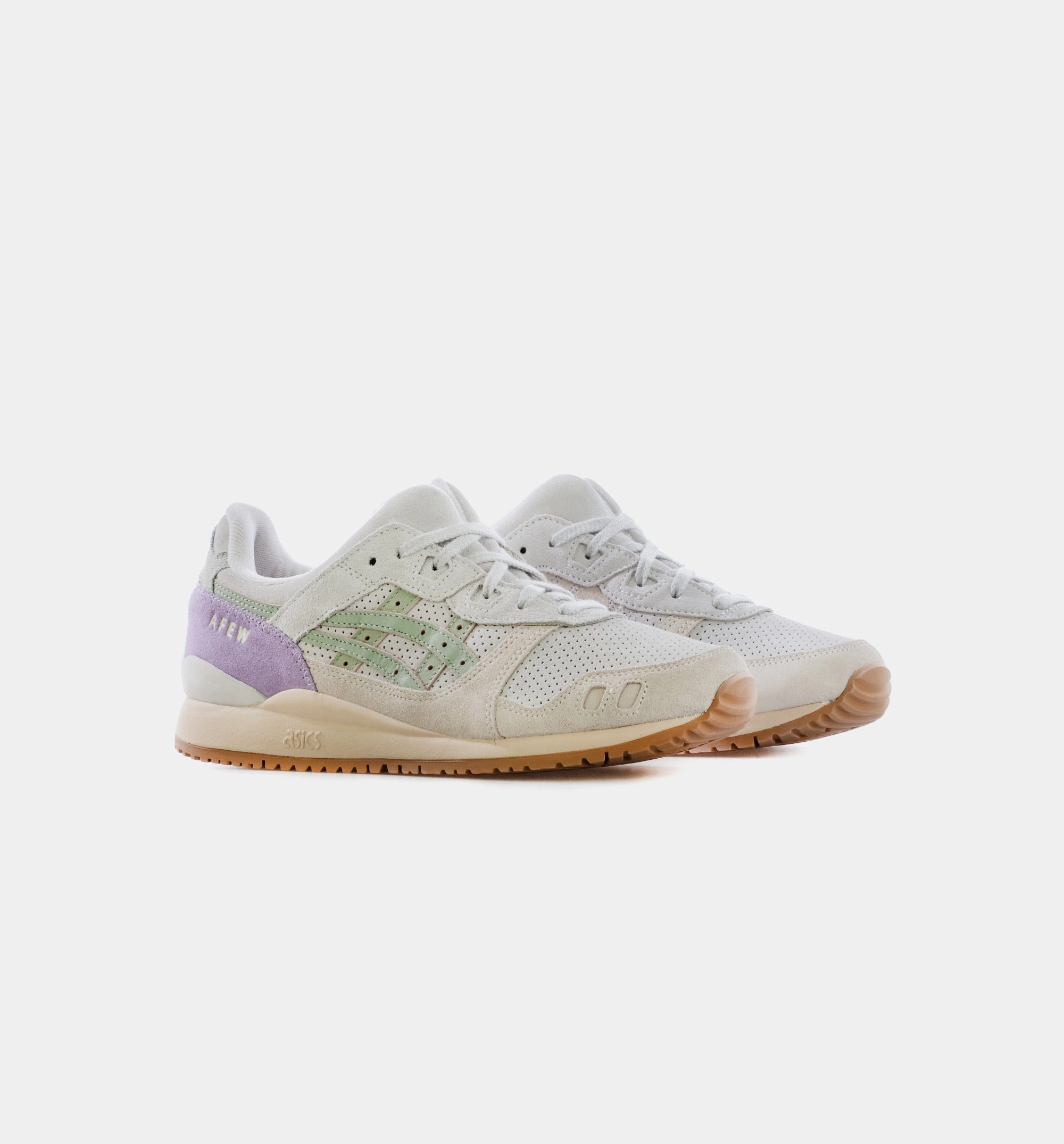 AFEW Gel Lyte III OG Beauty of Imperfection Mens Lifestyle Shoe - Polar Shade/Seagrass Leather Shoes Asics