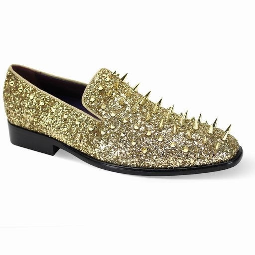 Edinburgh After Midnight Spikes Shoes 6788 Gold