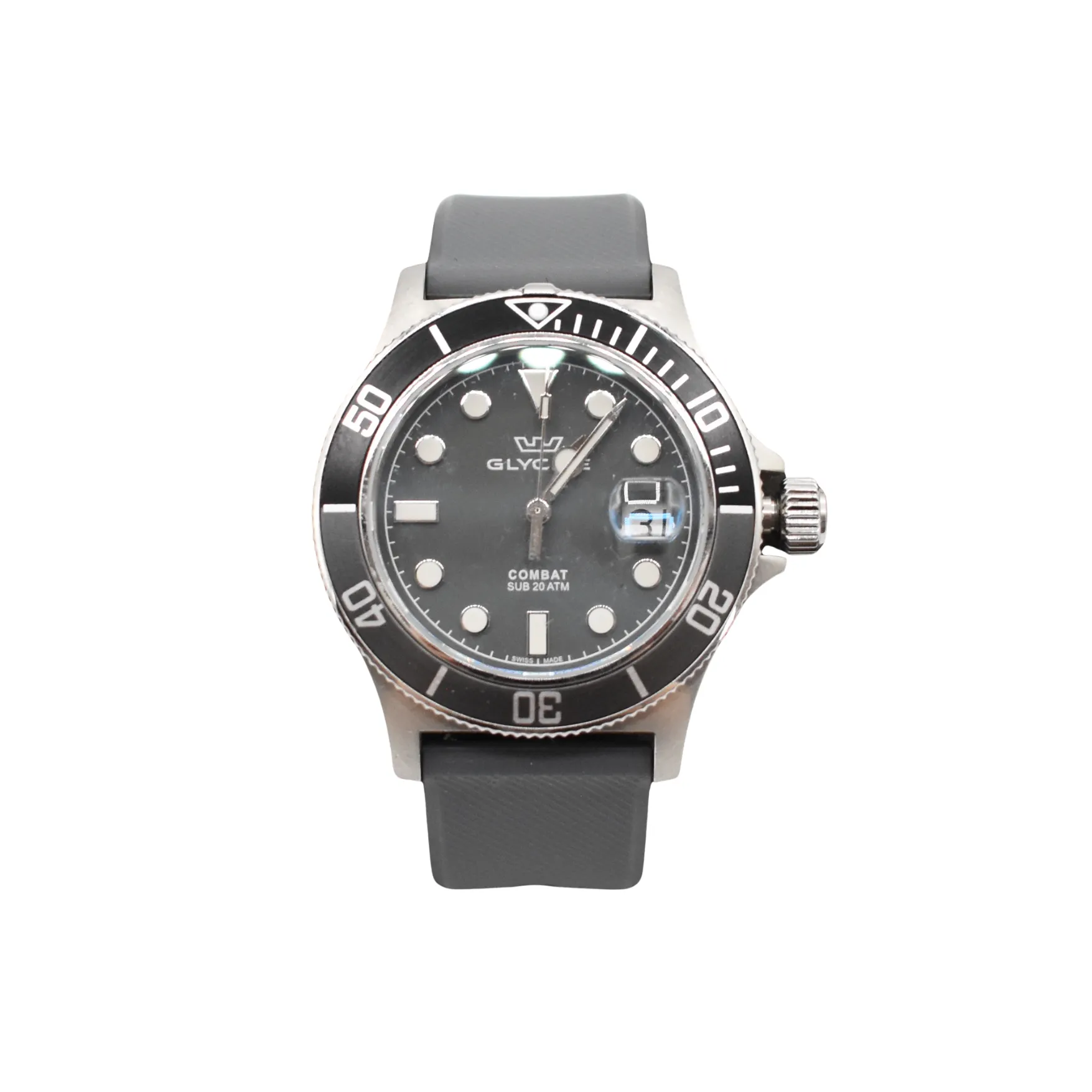 Laceless Combat Boots Glycine 'Combat' Watch