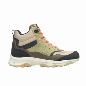 Flat Ankle Boots With Fur Trim Men's Speed Solo Mid Waterproof