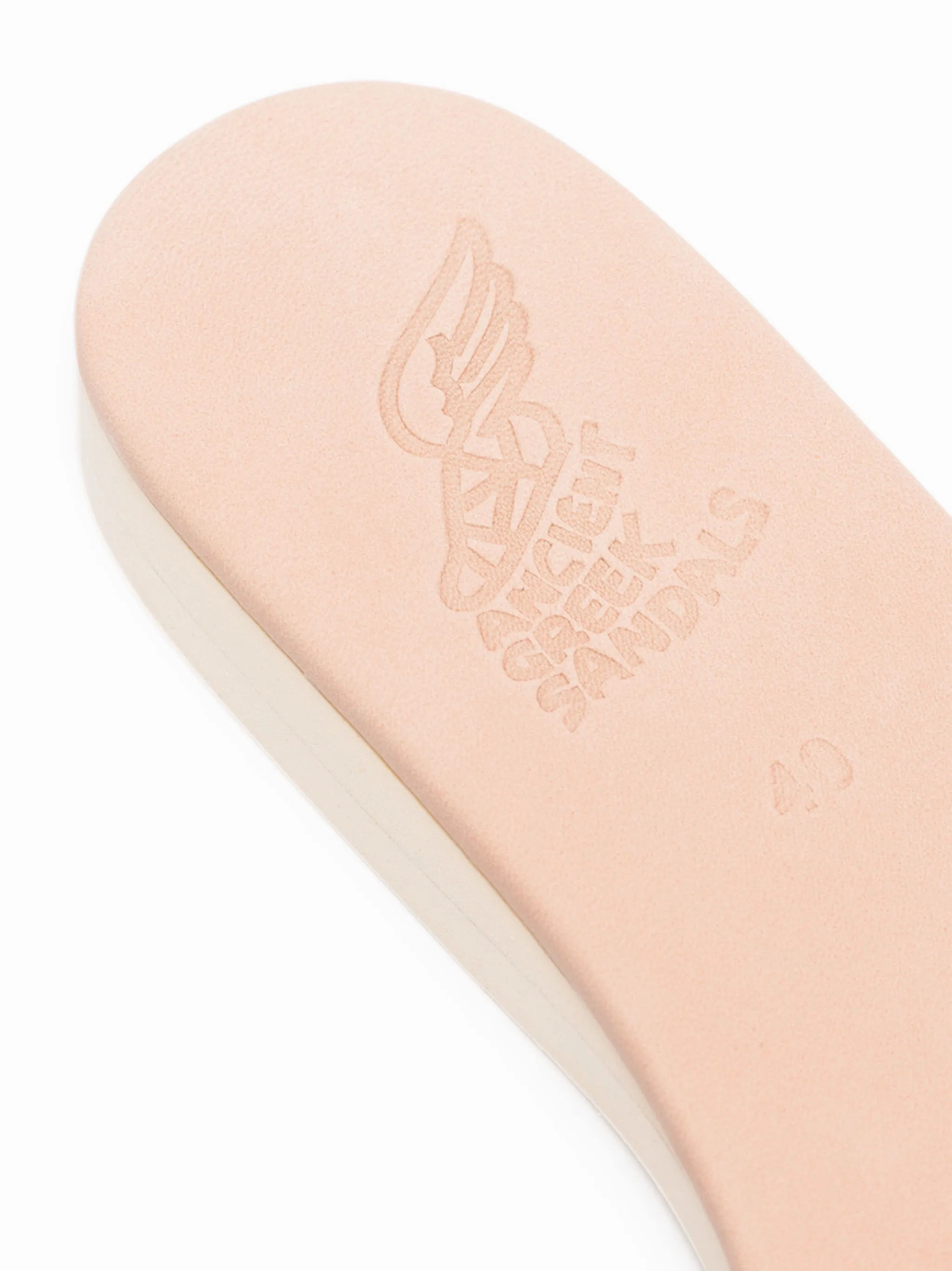 Peanut Slippers Aglaia leather slides