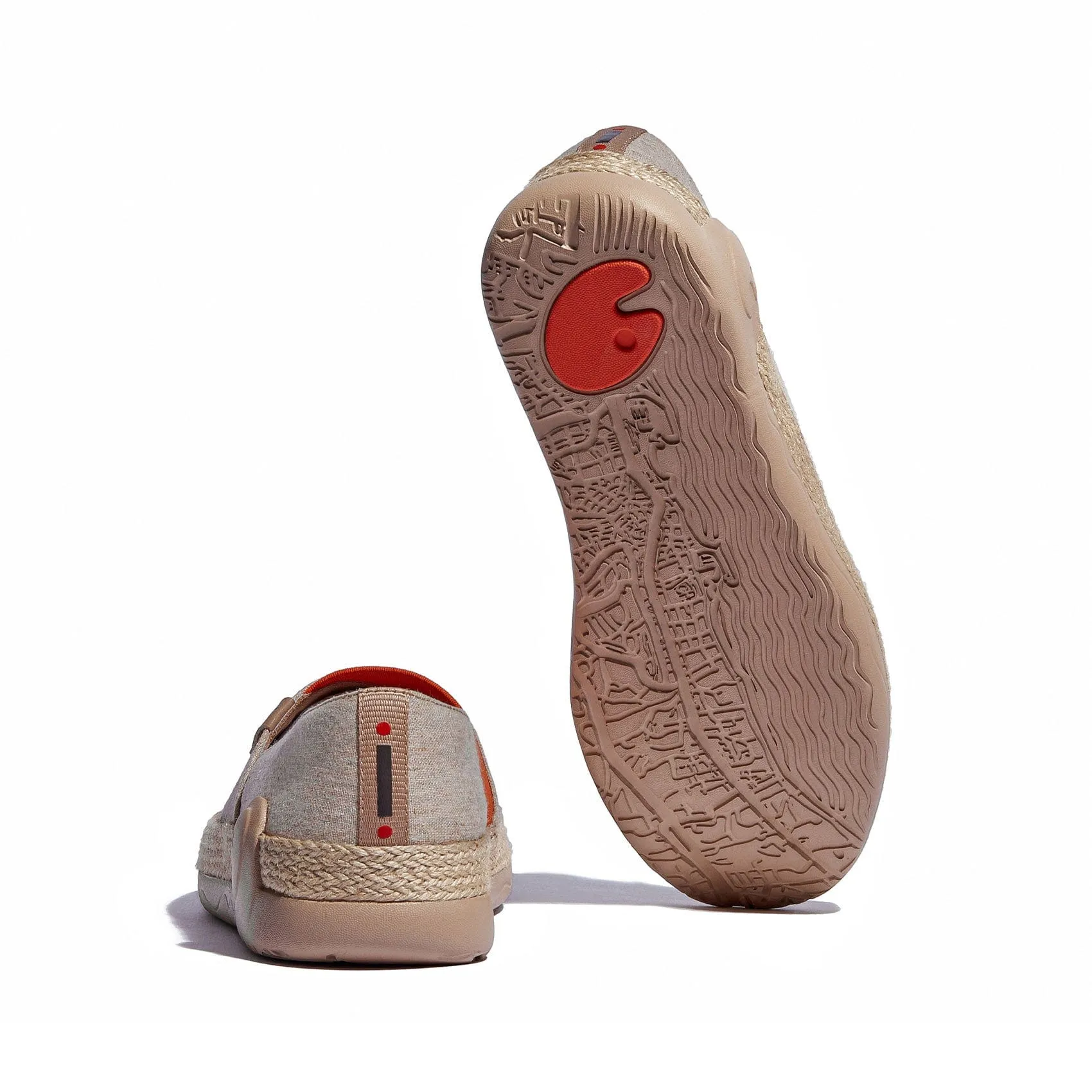 Espadrilles With Ankle Strap Light Khaki Marbella I Women