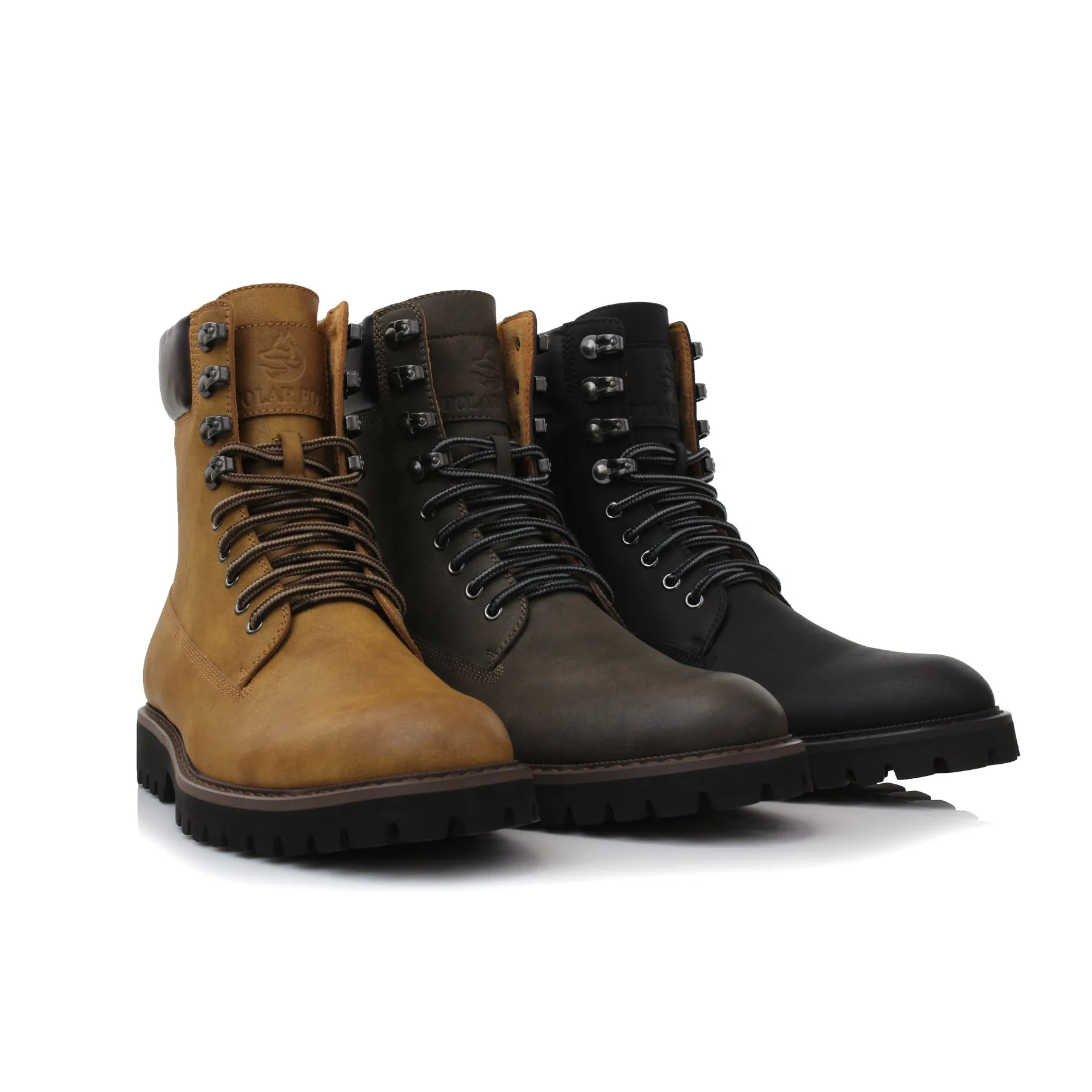 Flannel Combat Boots BARRON