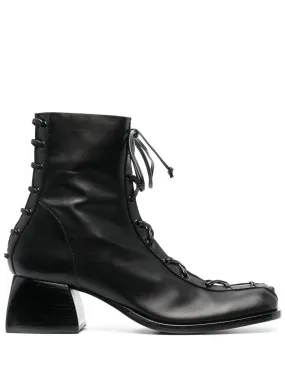 ankle lace-up fastening 55mm boots Ankle Boots With V Front