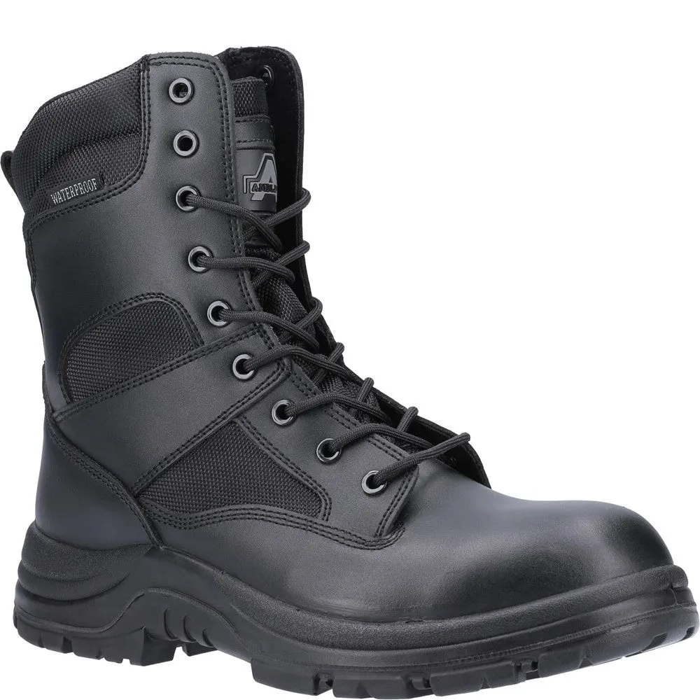 Combat Boots With Joggers Amblers Safety Combat Hi-Leg Waterproof Metal Free Boot
