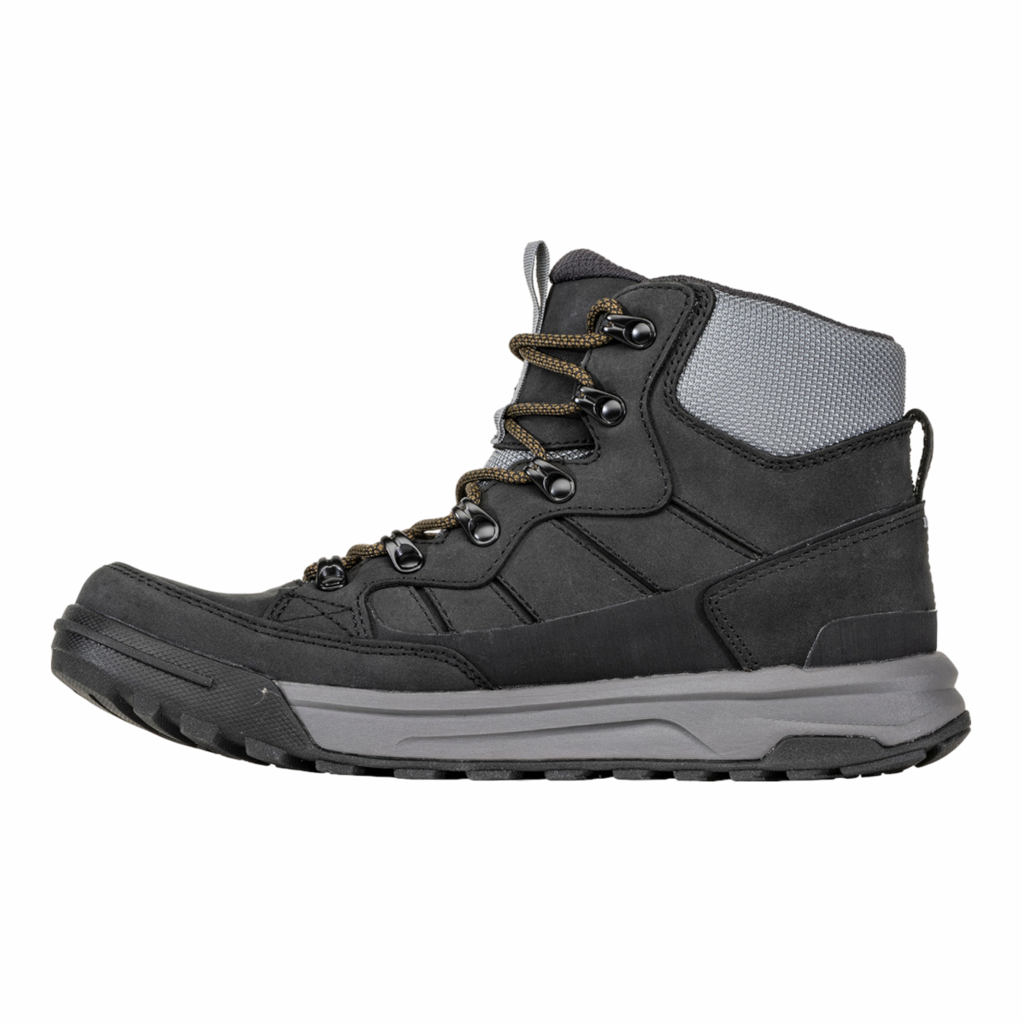 Wearing Hiking Boots In Winter Men's Burke Mid Leather Waterproof