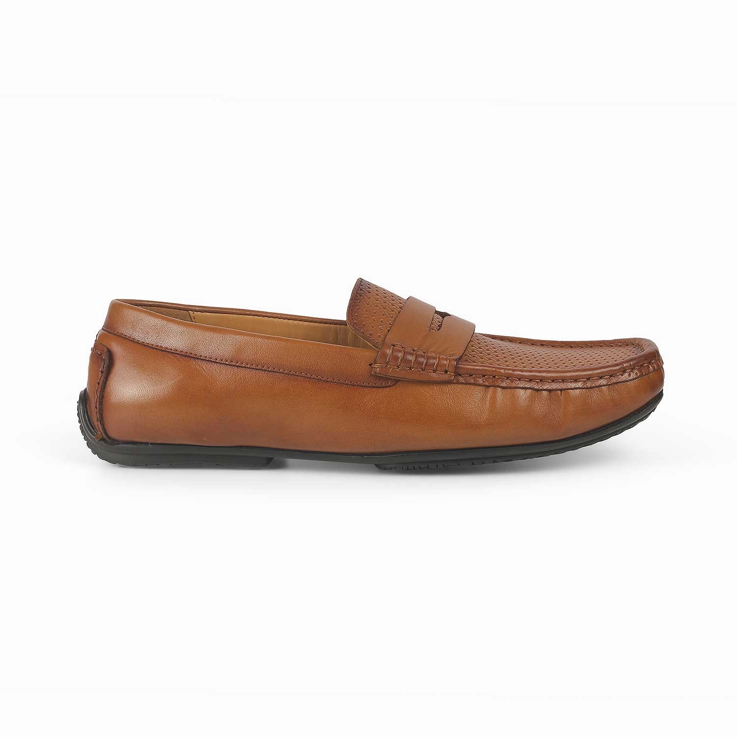 Tresmode Ric Tan Men's Leather Penny Loafers Usa Made Loafers