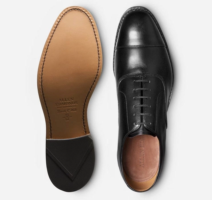 Allen Edmonds Park Avenue Black Captoe Oxfords Near Me