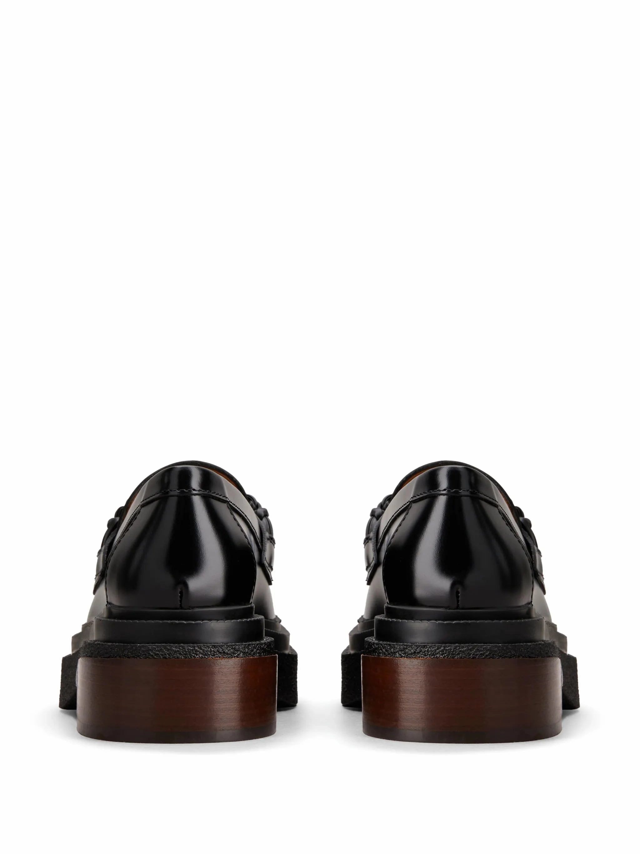 Almost Loafers almond-toe leather loafers