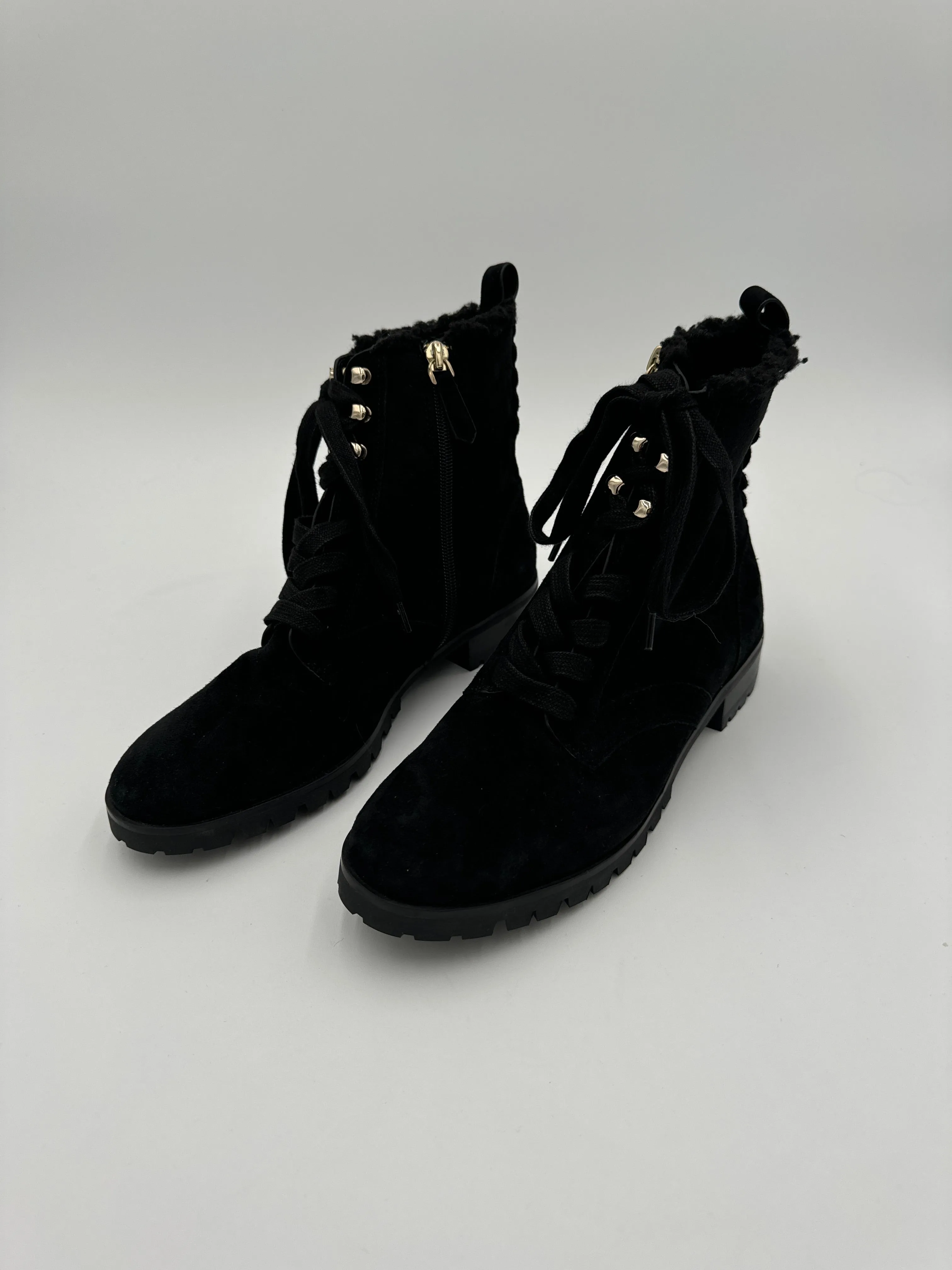 Boots Combat By Kate Spade In Black, Size: 8 Street Style Combat Boots