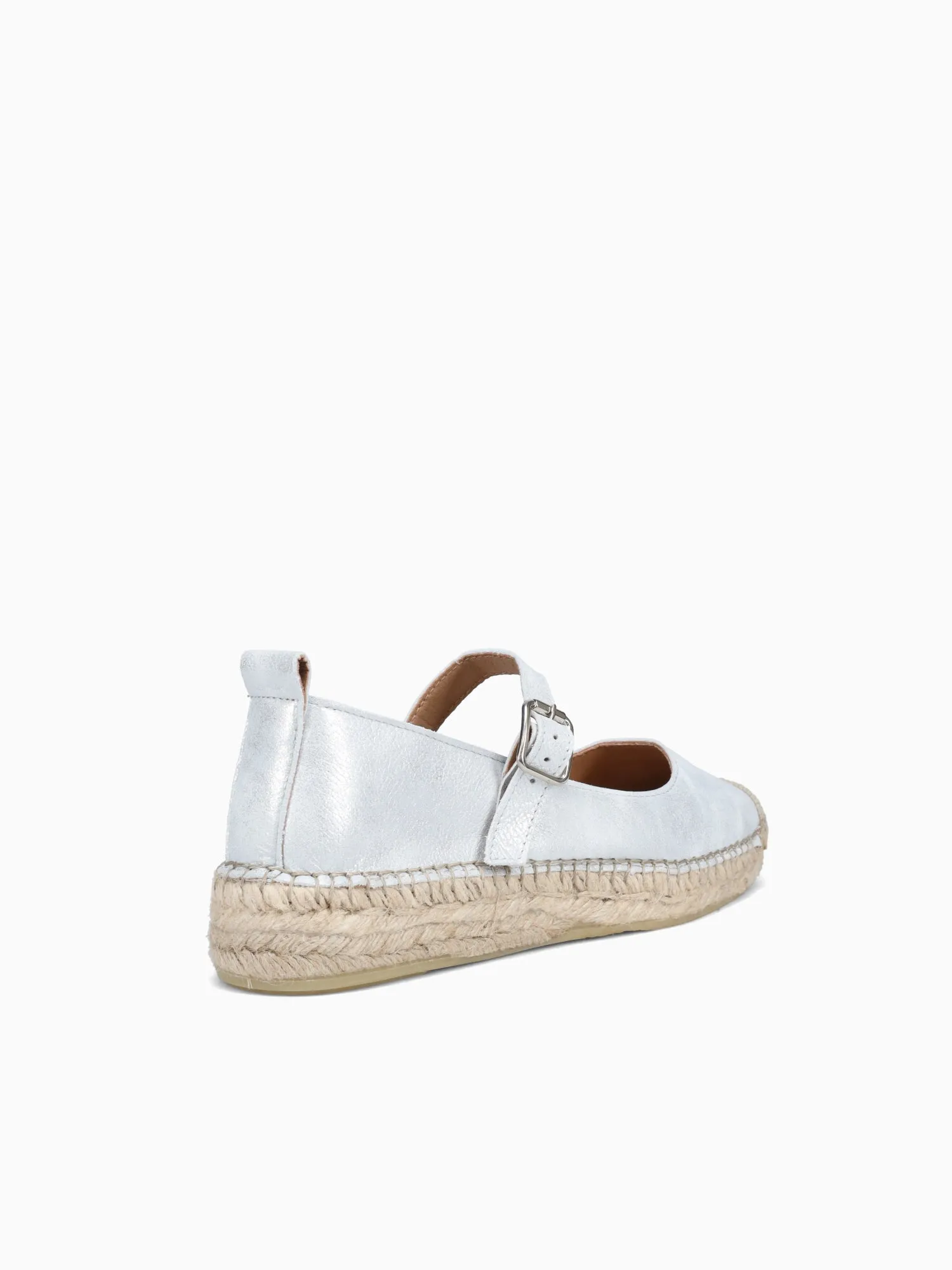 Ainora Beyaz Tucan Leather Guess Carlita Espadrille Slide Sandals