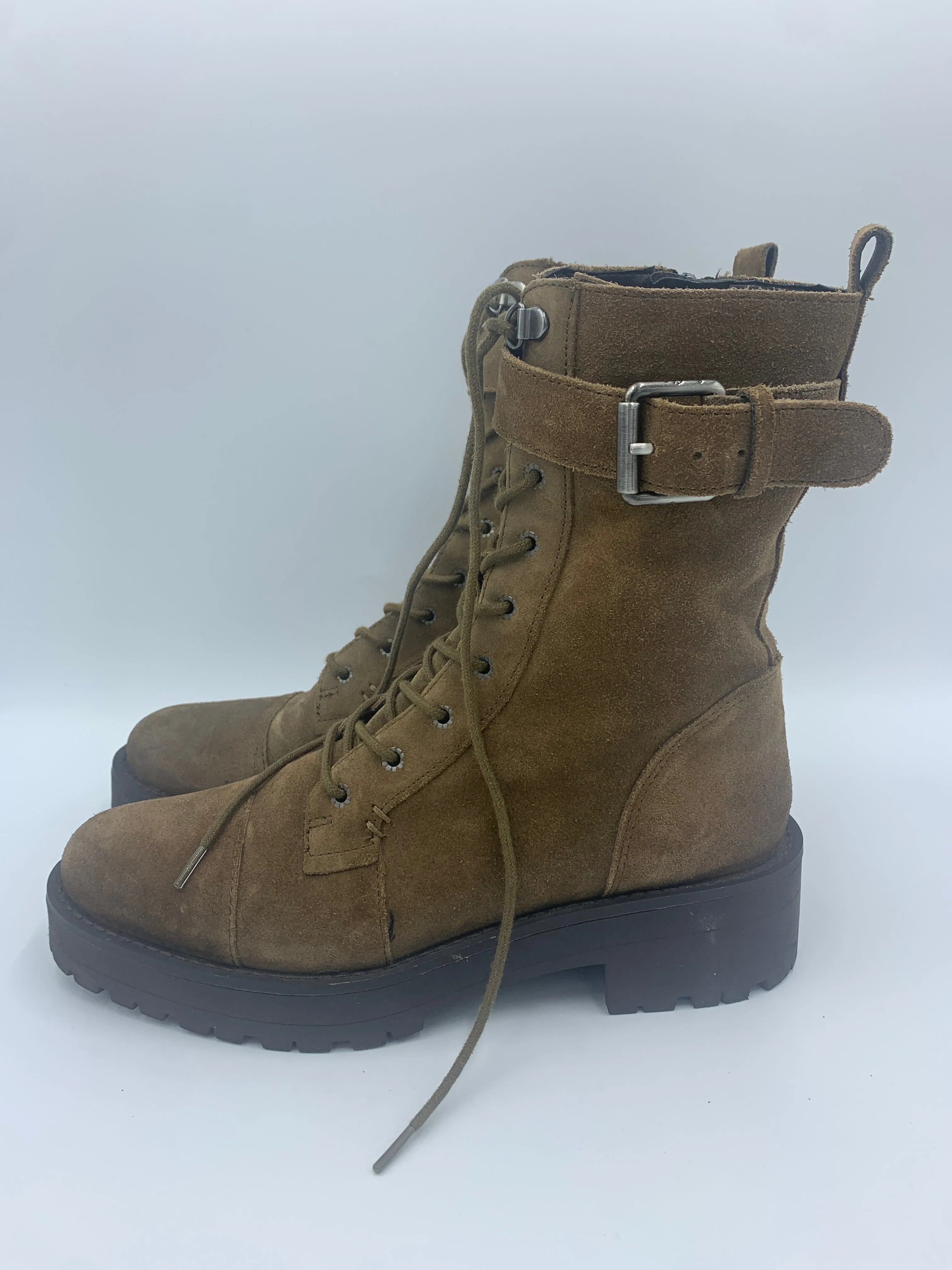 Brown Boots Combat Sam Edelman, Size 8 Celestial Combat Boots