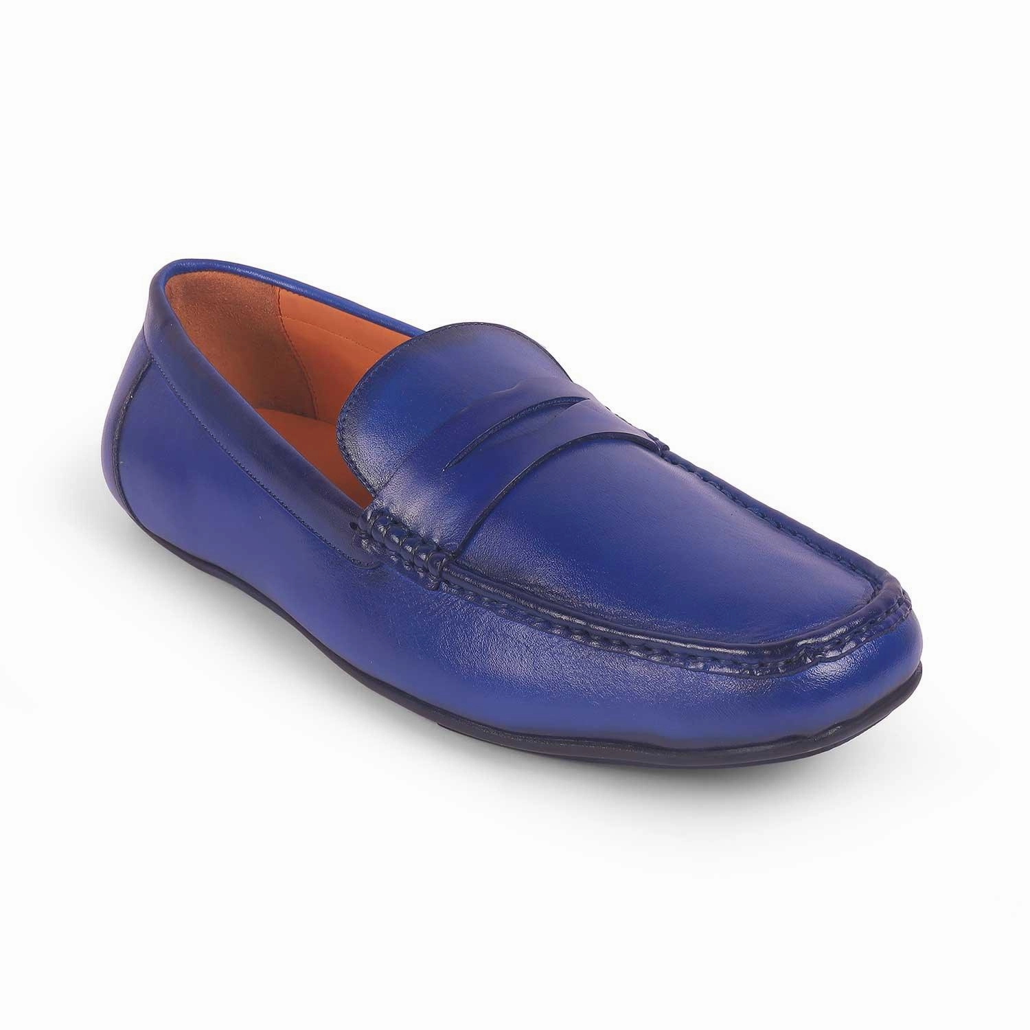 Timberland Loafers Tresmode Monto Blue Men's Leather Penny Driving Loafers