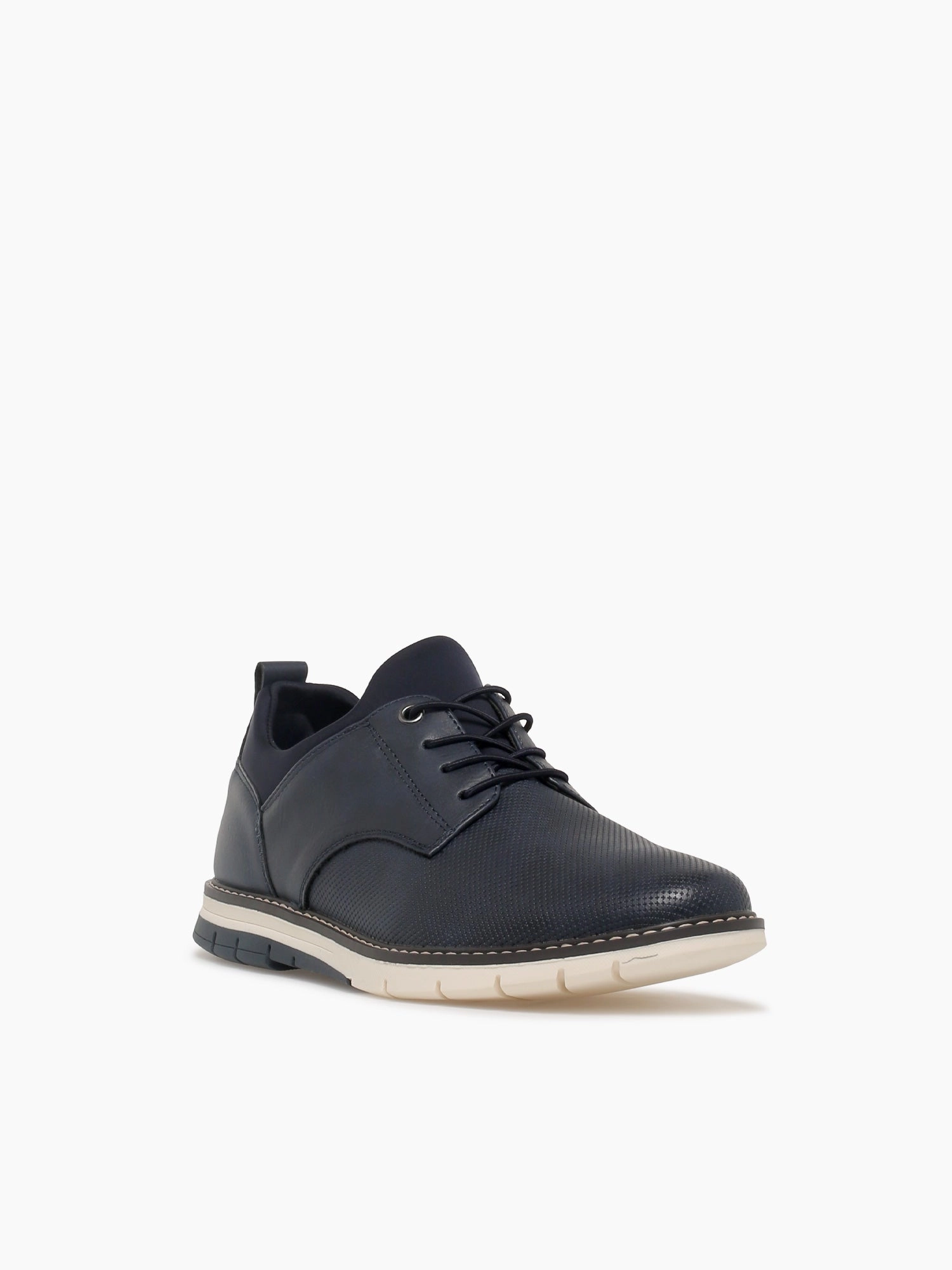 Patent-leather Oxfords Rodrick Navy Tan nubuck
