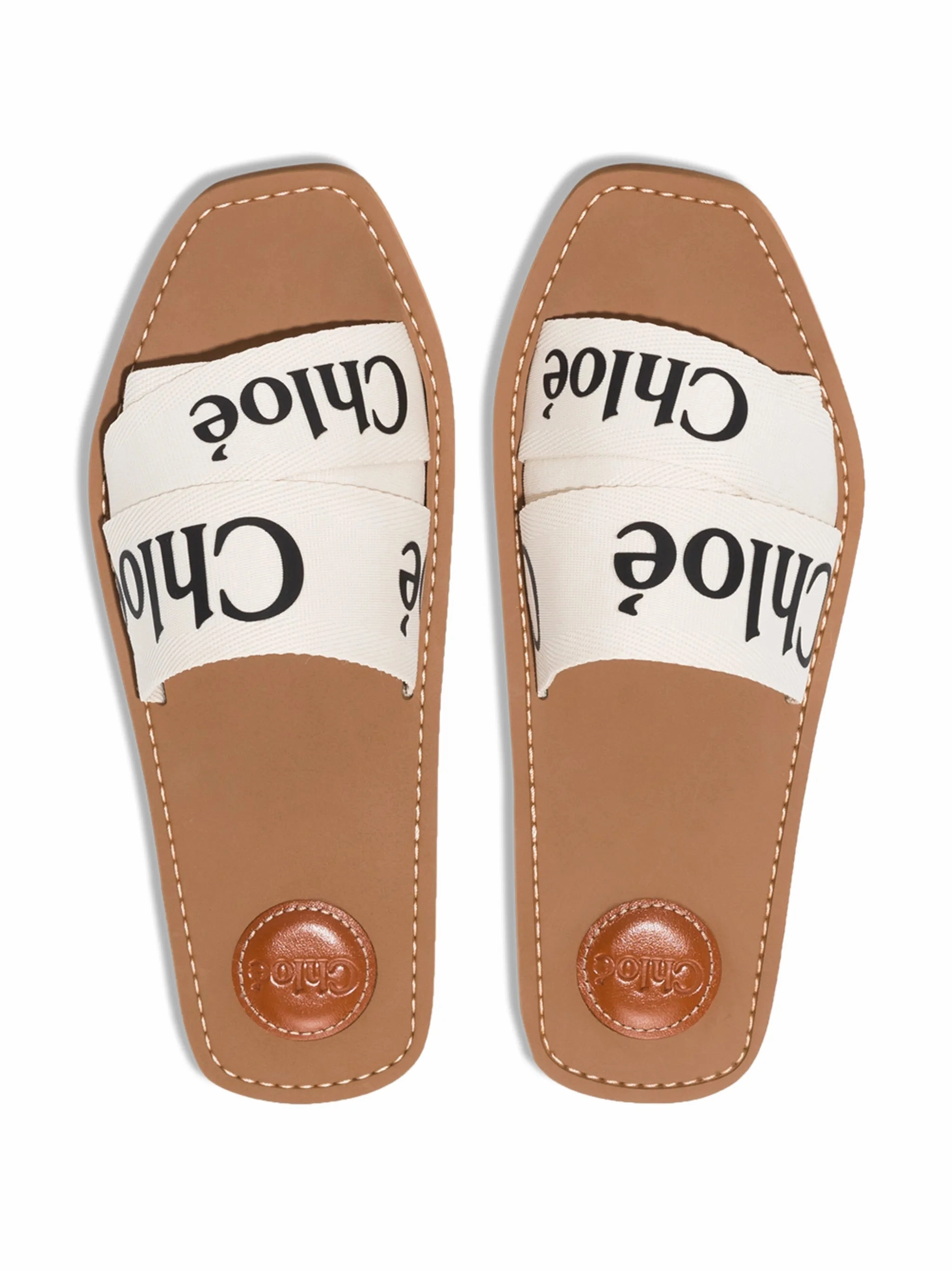 Woody logo strap slides