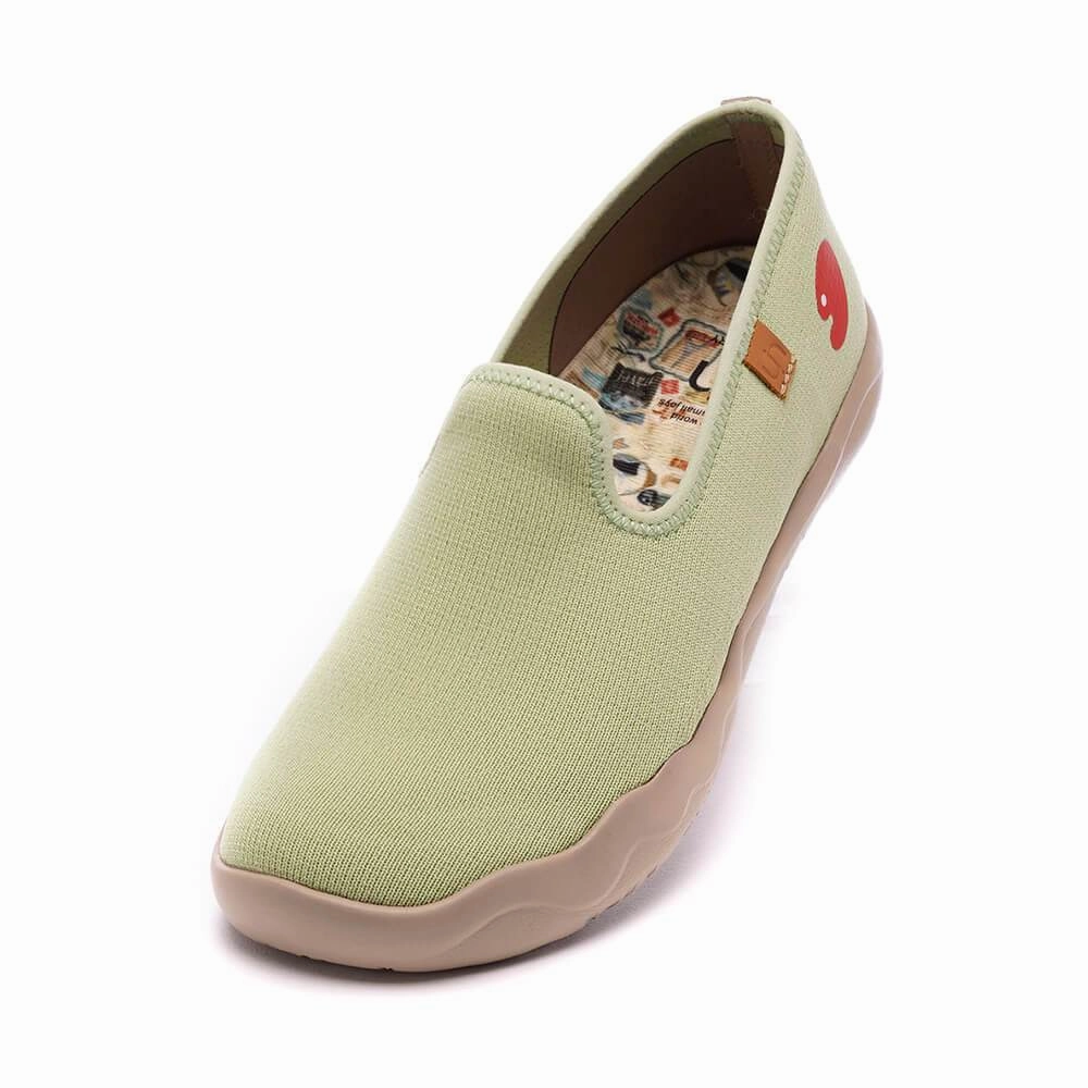 Loafers Station Menu Barcelona Knitted Light Green