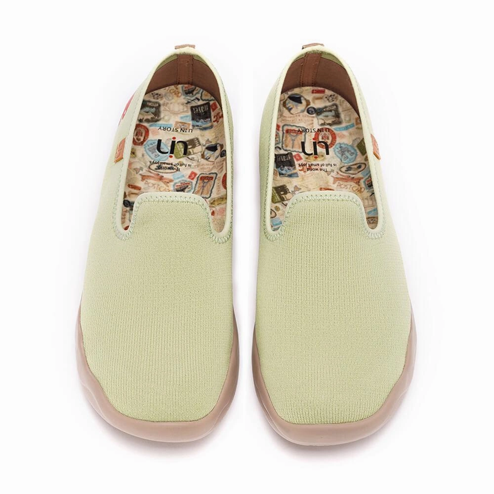 Braided Loafers Barcelona Knitted Light Green