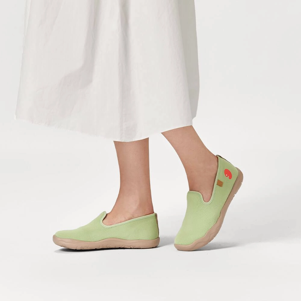 Barcelona Knitted Light Green Nautical Loafers