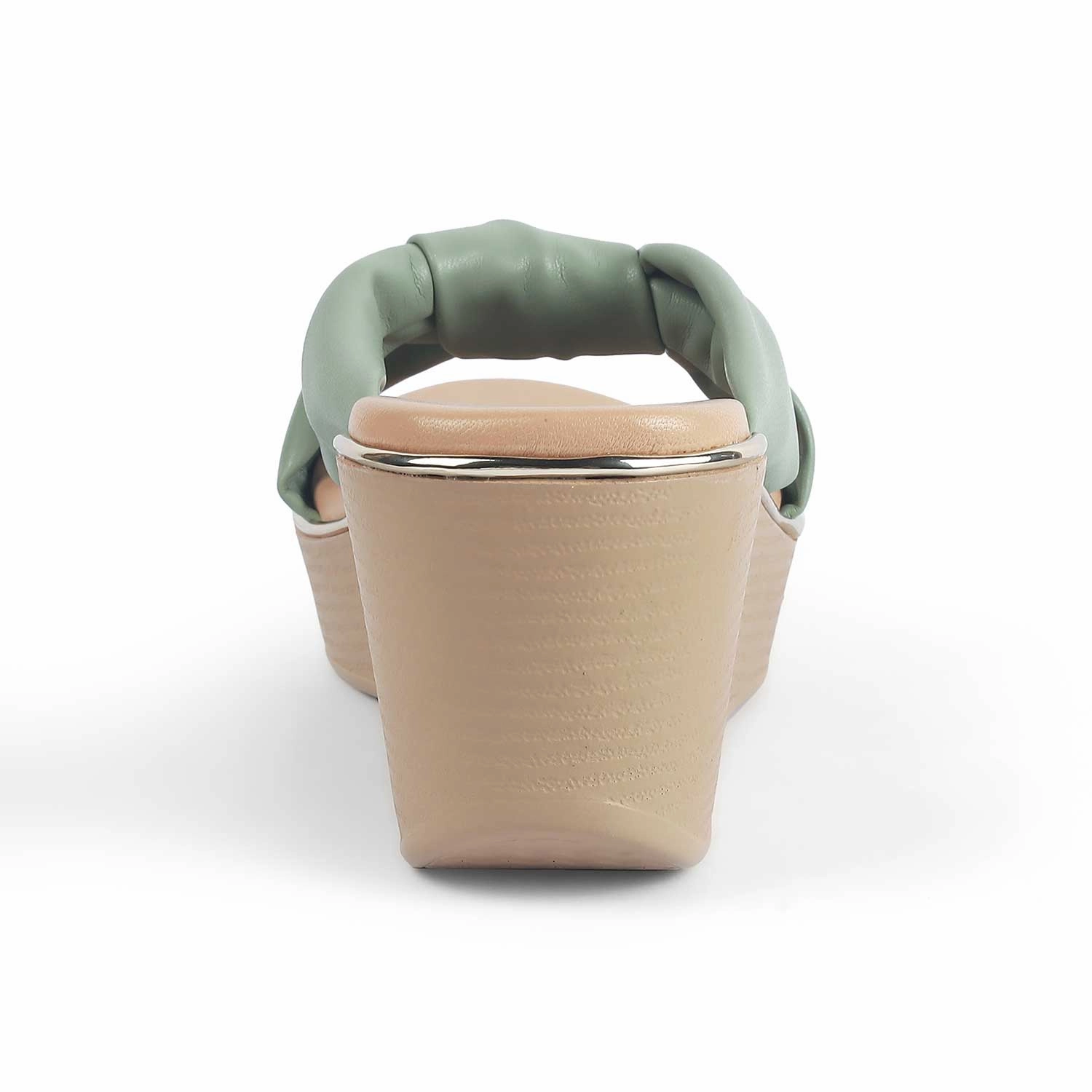 Tresmode Sof Green Women's Dress Wedge Heel Sandals Franny Sandals