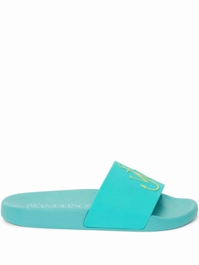 Anchor logo pool slides Happy Feet Slippers