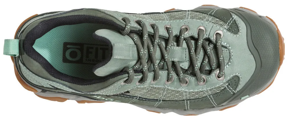 Oboz Women's Firebrand II Low Waterproof - Pale Moss Kevlar Hiking Boots