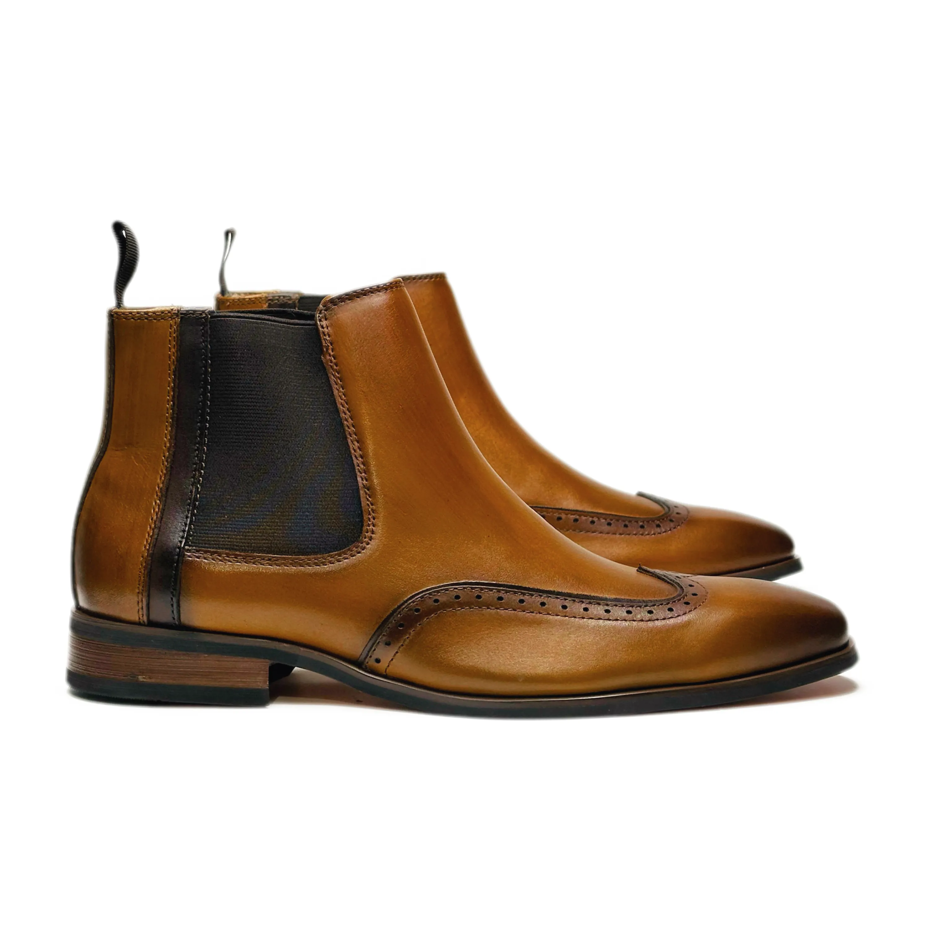 Chelsea Boots Trim Arcadia Wingtip Chelsea Boots