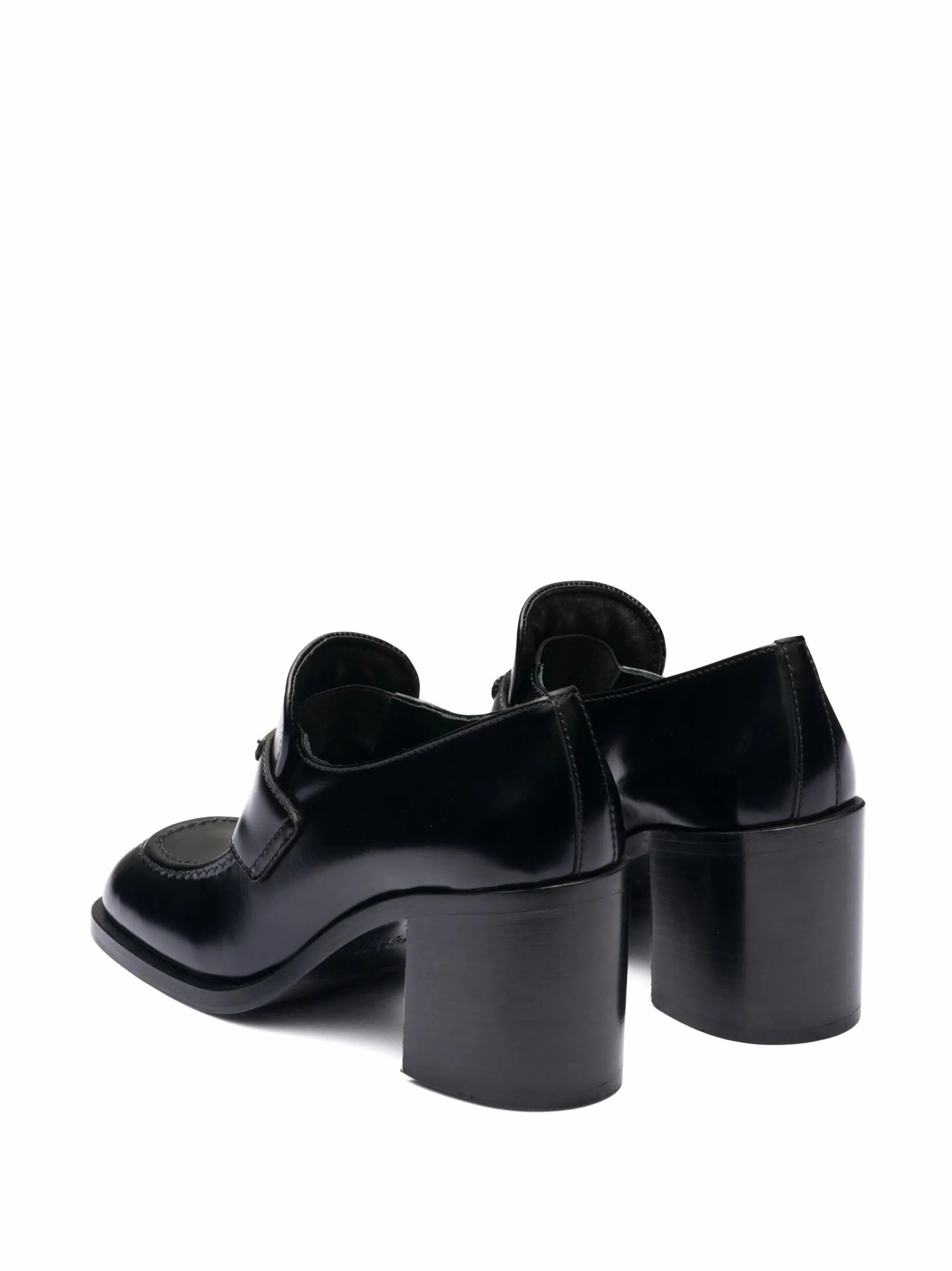 Loafers Weejuns block-heel brushed-leather loafers