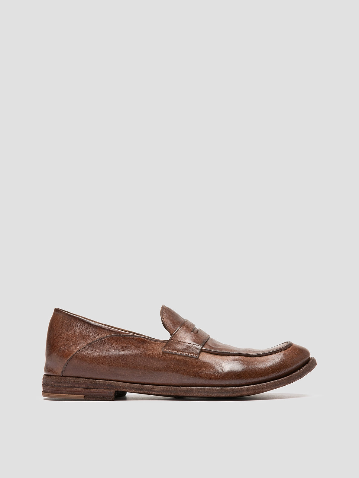 Loafers Beach Club ARCHIVE 522 - Brown Leather Penny Loafers