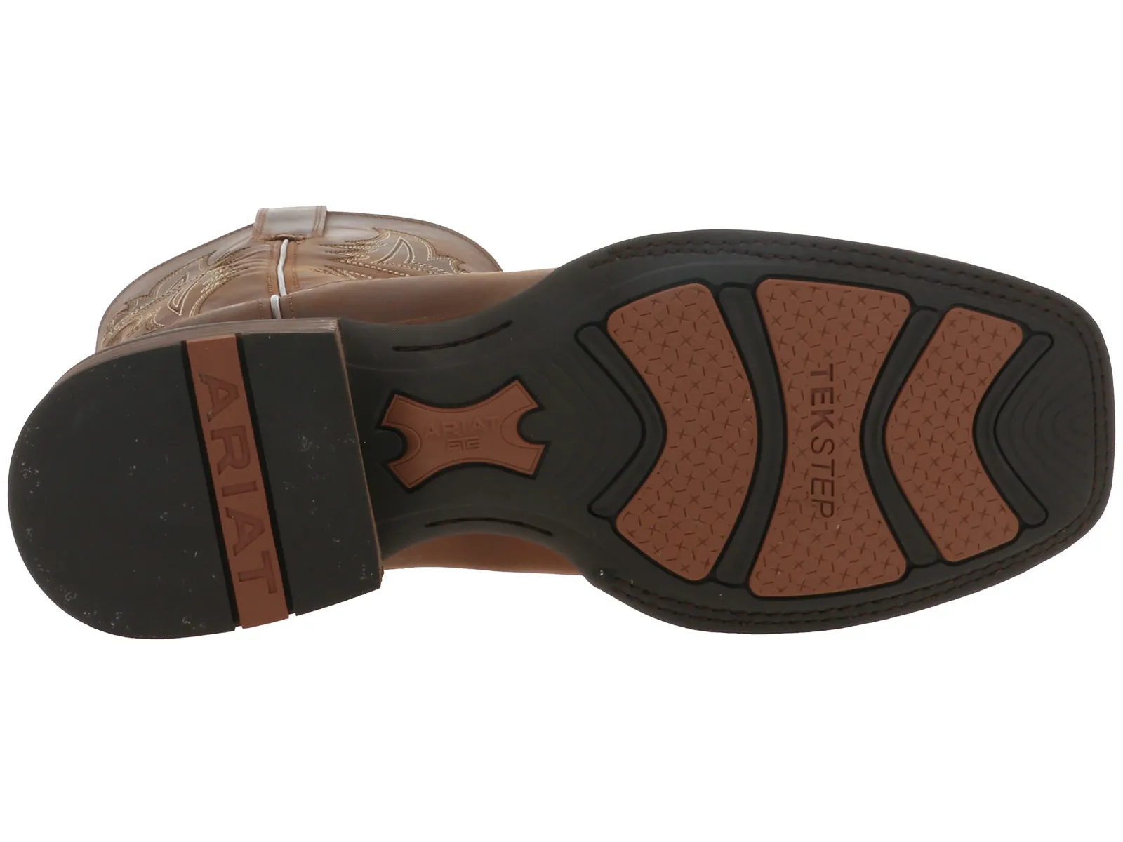 Ariat Western Big Rig Square Toe Cowboy Boot Brown Best Comfortable Composite Toe Work Boots