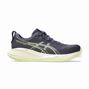 ASICS | Men's Gel-Cumulus 27 Running Shoes - Indigo Fog/Lucid Yellow Non Slip Shoes Asics