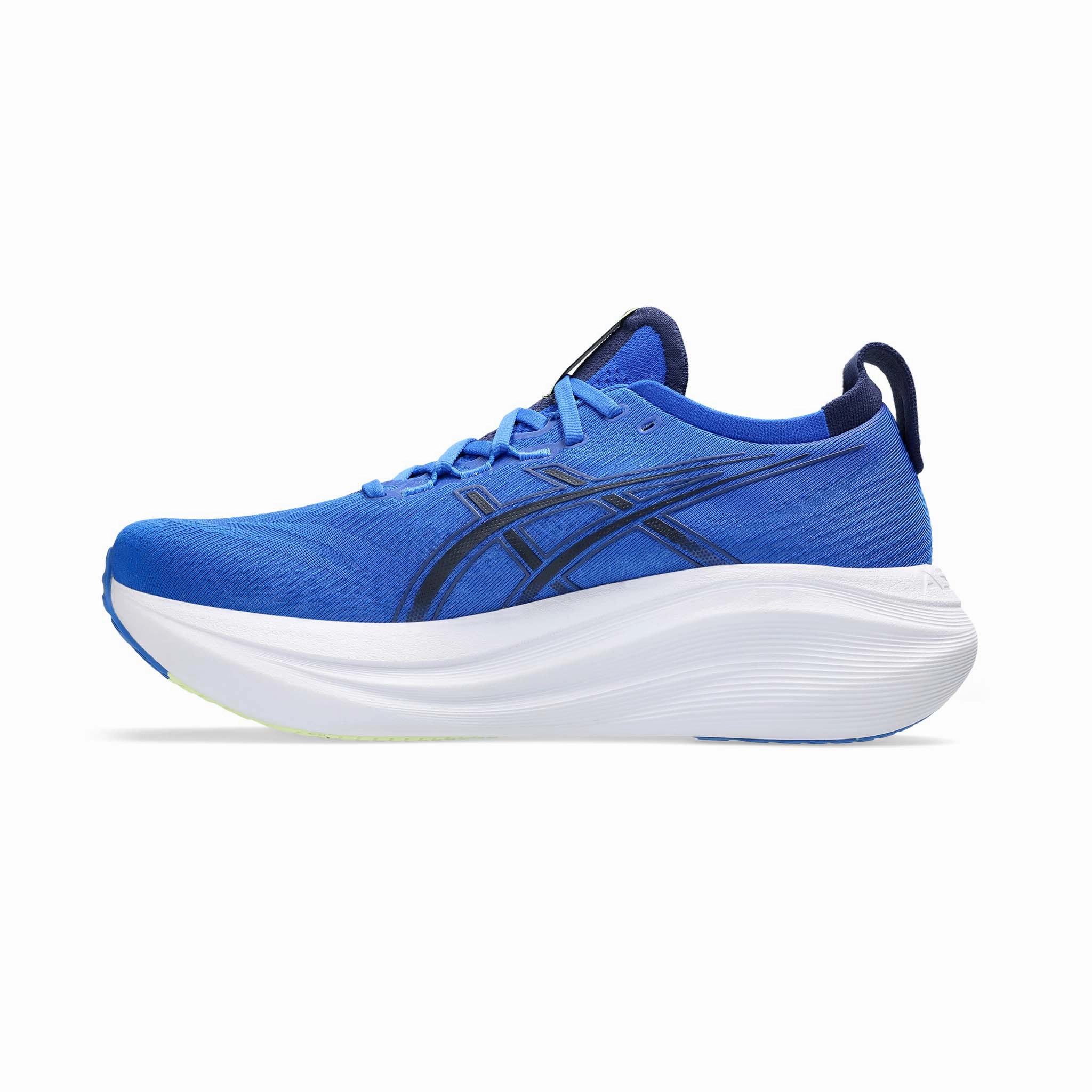 ASICS | Men's Gel-Nimbus 27 Running Shoes - Illusion Blue Cumulus Shoes Asics
