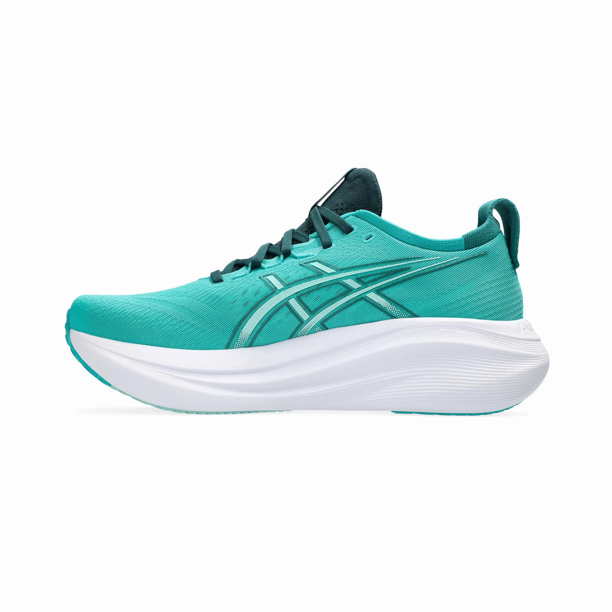 Asics 5k Race Shoes ASICS | Men's Gel-Nimbus 27 Running Shoes - Wave Teal
