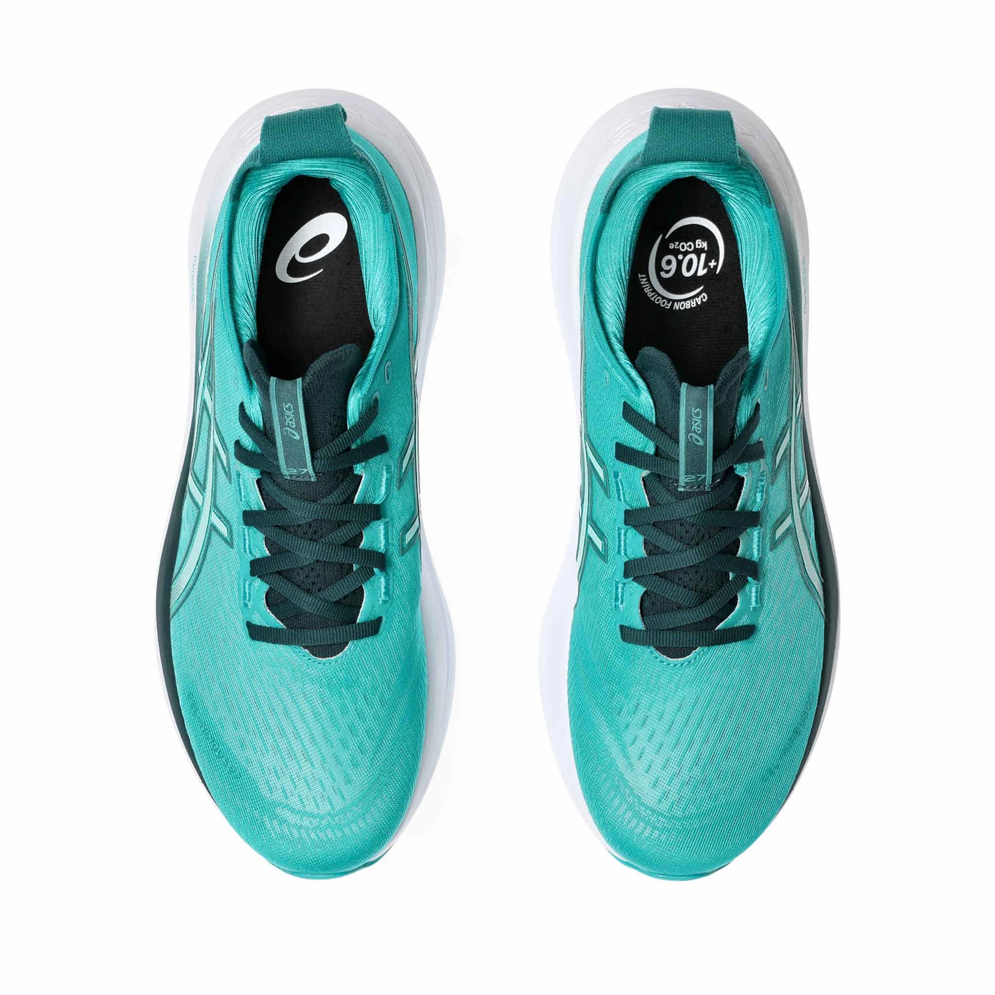 ASICS | Men's Gel-Nimbus 27 Running Shoes - Wave Teal Asics Gel-kinsei Max Running Shoes