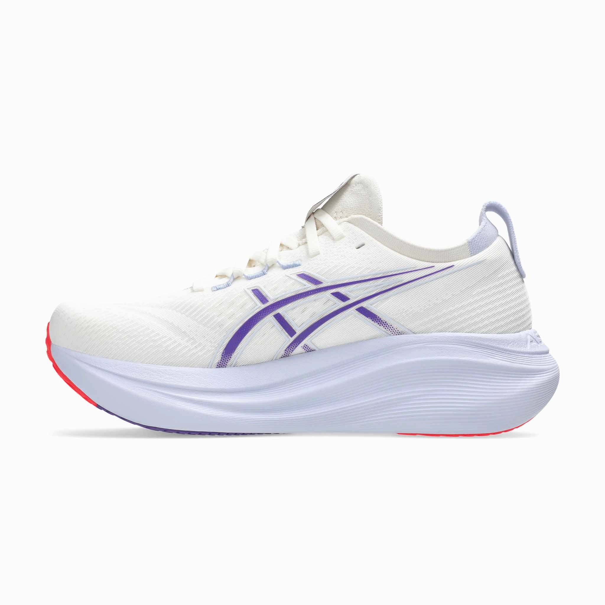 ASICS | Men's Gel-Nimbus 27 Tokyo Running Shoes - Cream/Edo Purple Cheap Asics Volleyball Shoes