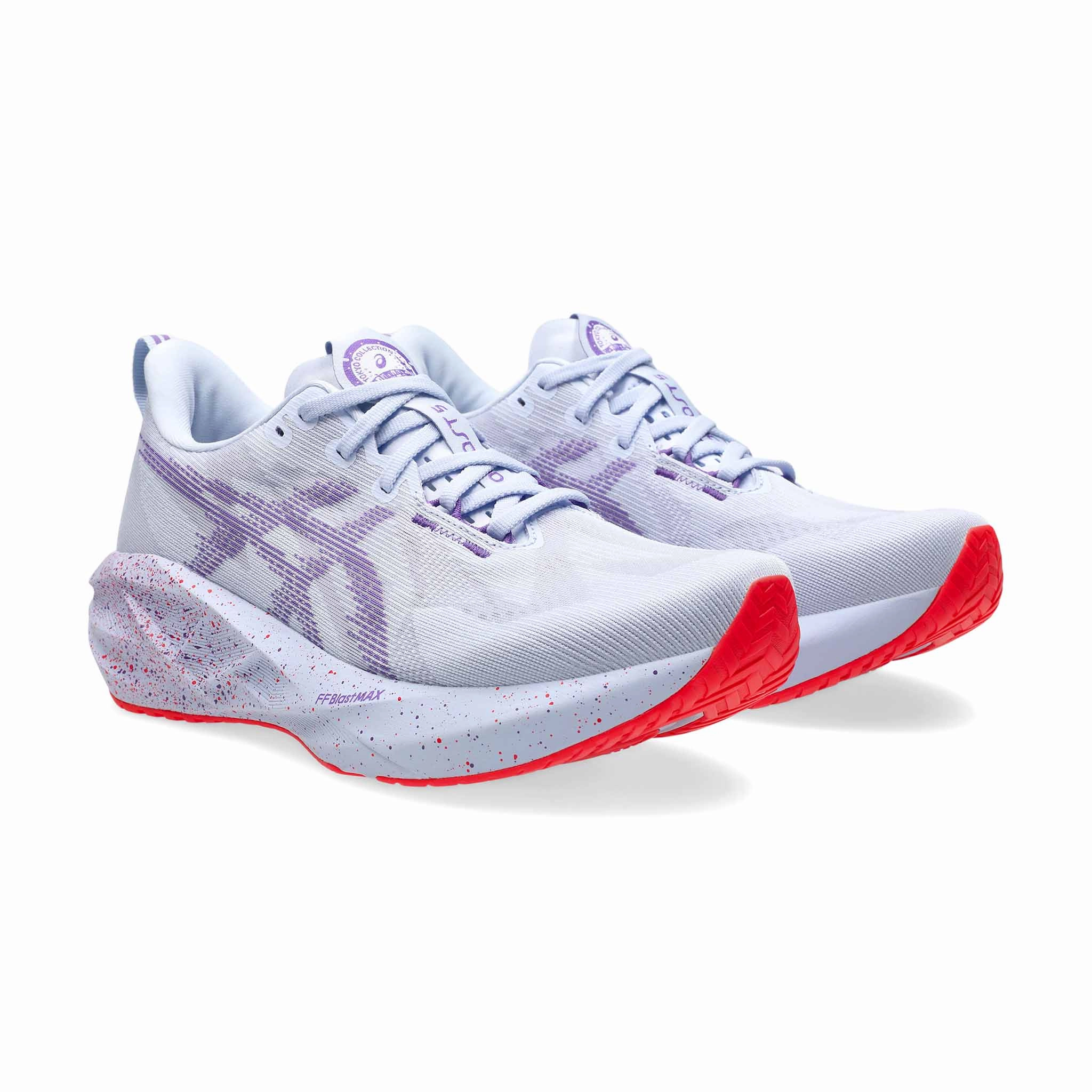 Asics Shoes Pronation Guide ASICS | Men's Novablast 5 Tokyo Running Shoes - Blue Fade/Edo Purple
