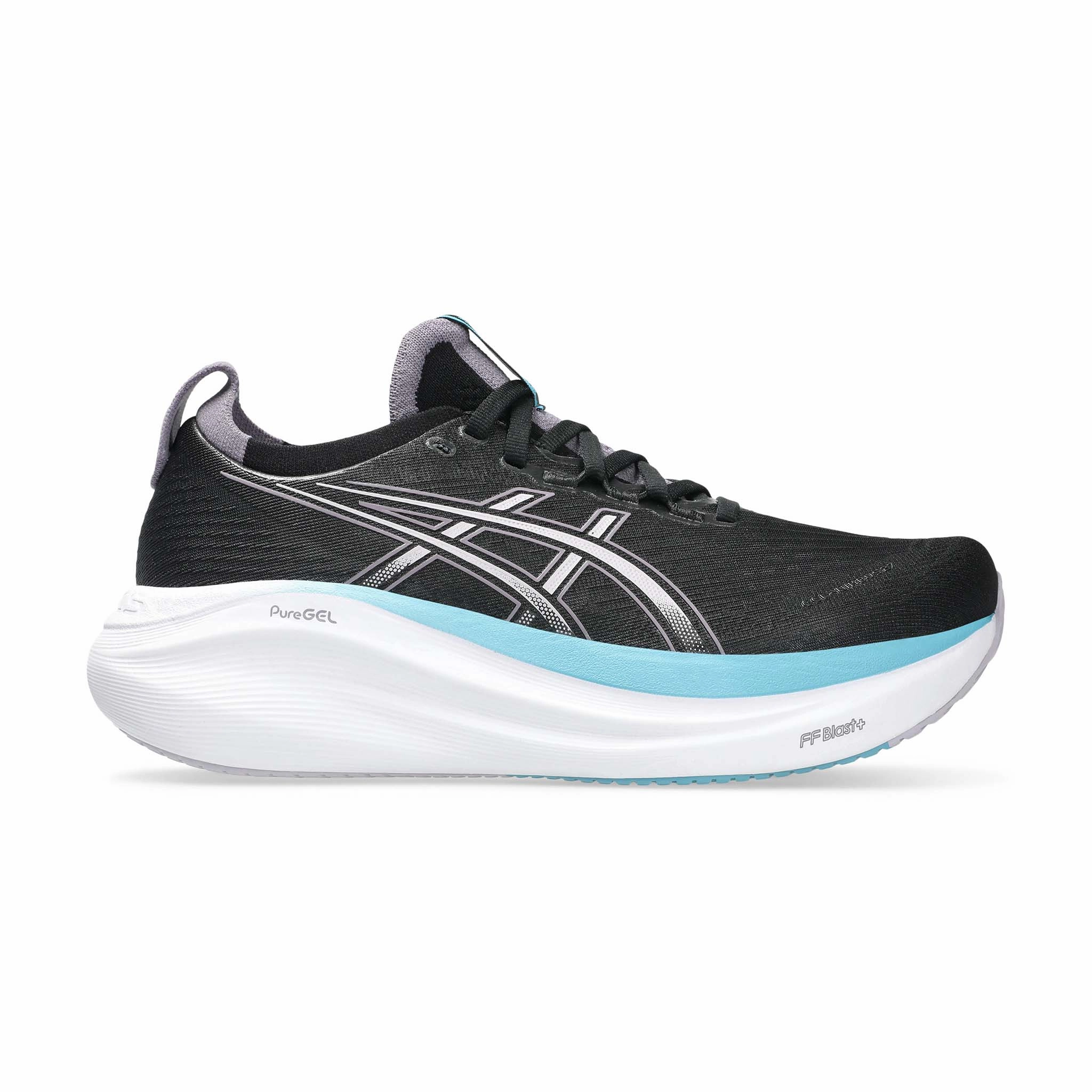 ASICS | Women's Gel-Nimbus 27 Running Shoes - Black/Dusk Violet Asics Aggressor Wrestling Shoes